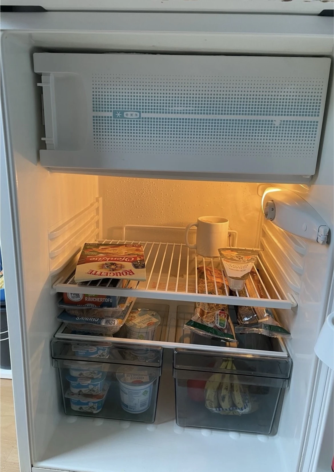 Am Eisfach ist der Griff abgebrochen, es funktioniert aber!