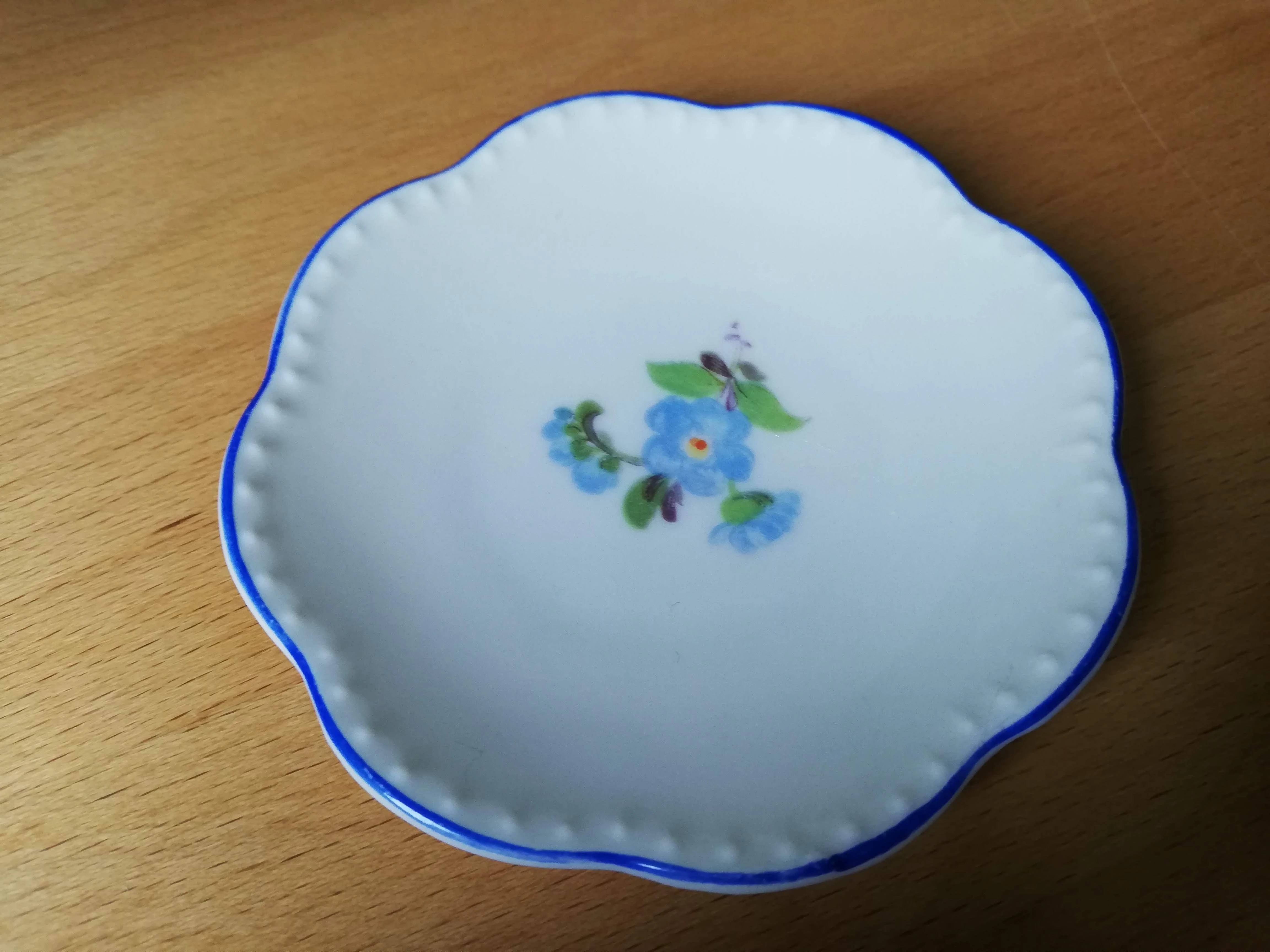 Tellerchen blau