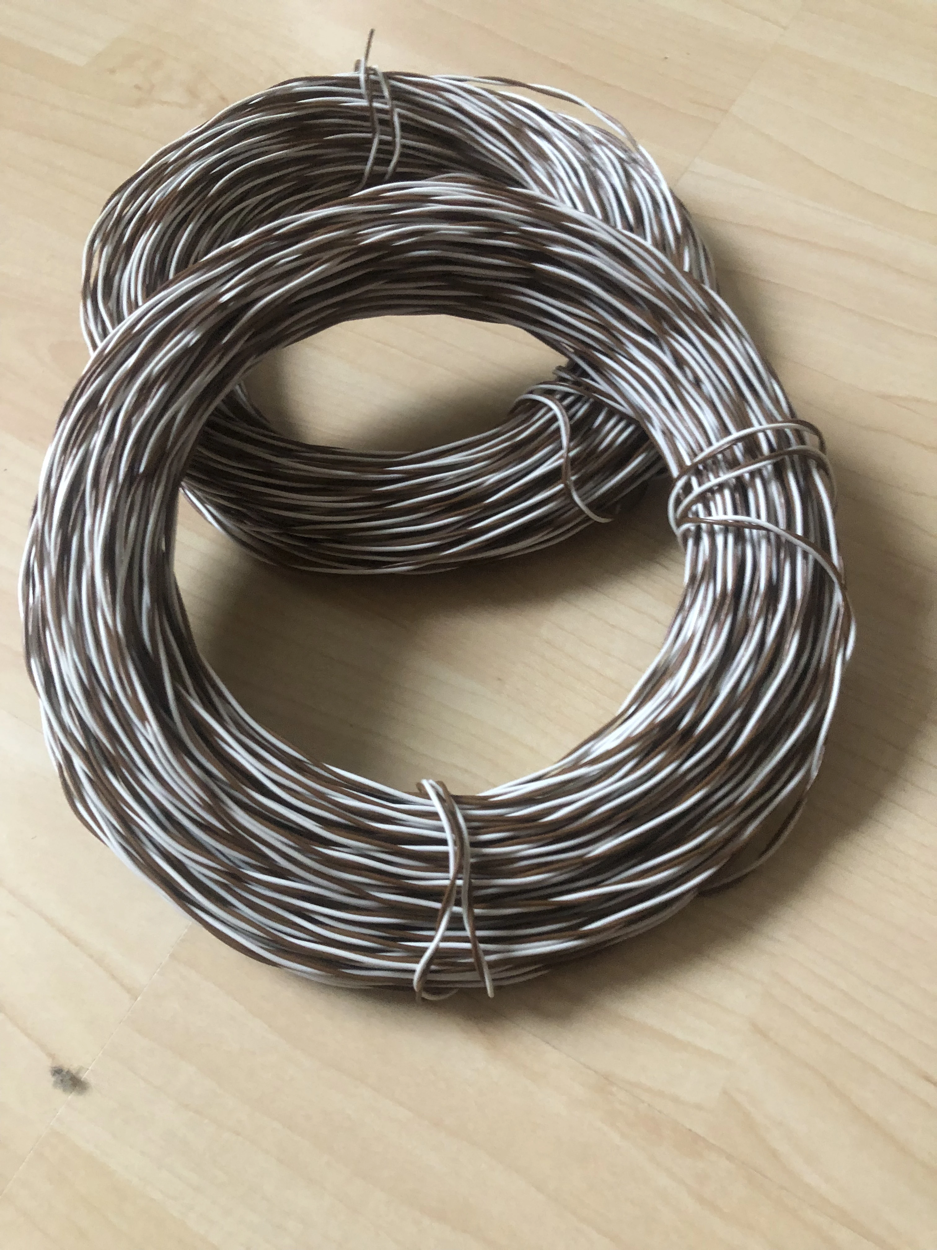   Rangier- Kupfer-Draht YV 2 x 0.6 mm 