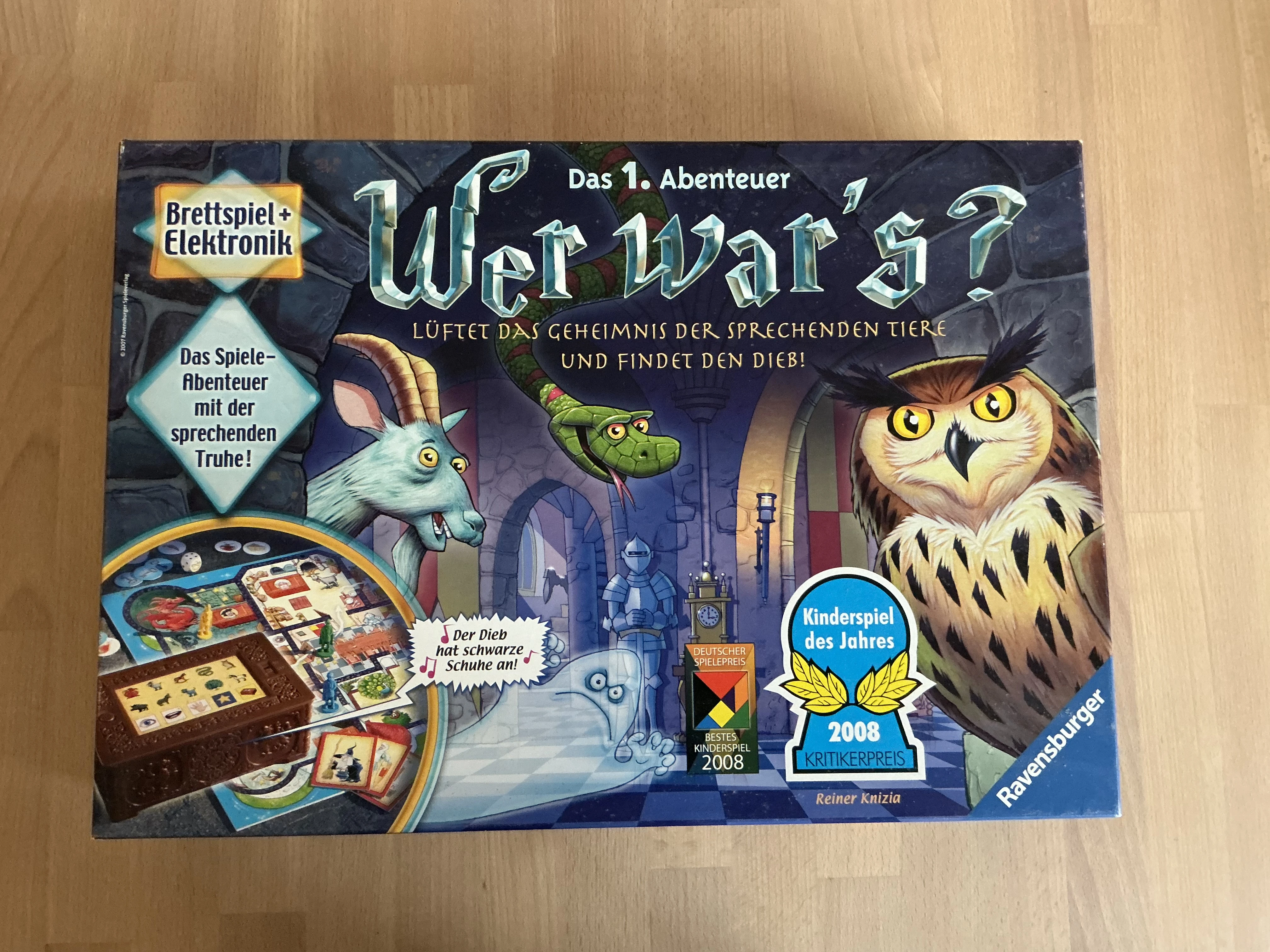 Spiel Wer war‘s? Originalverpackung Vorne