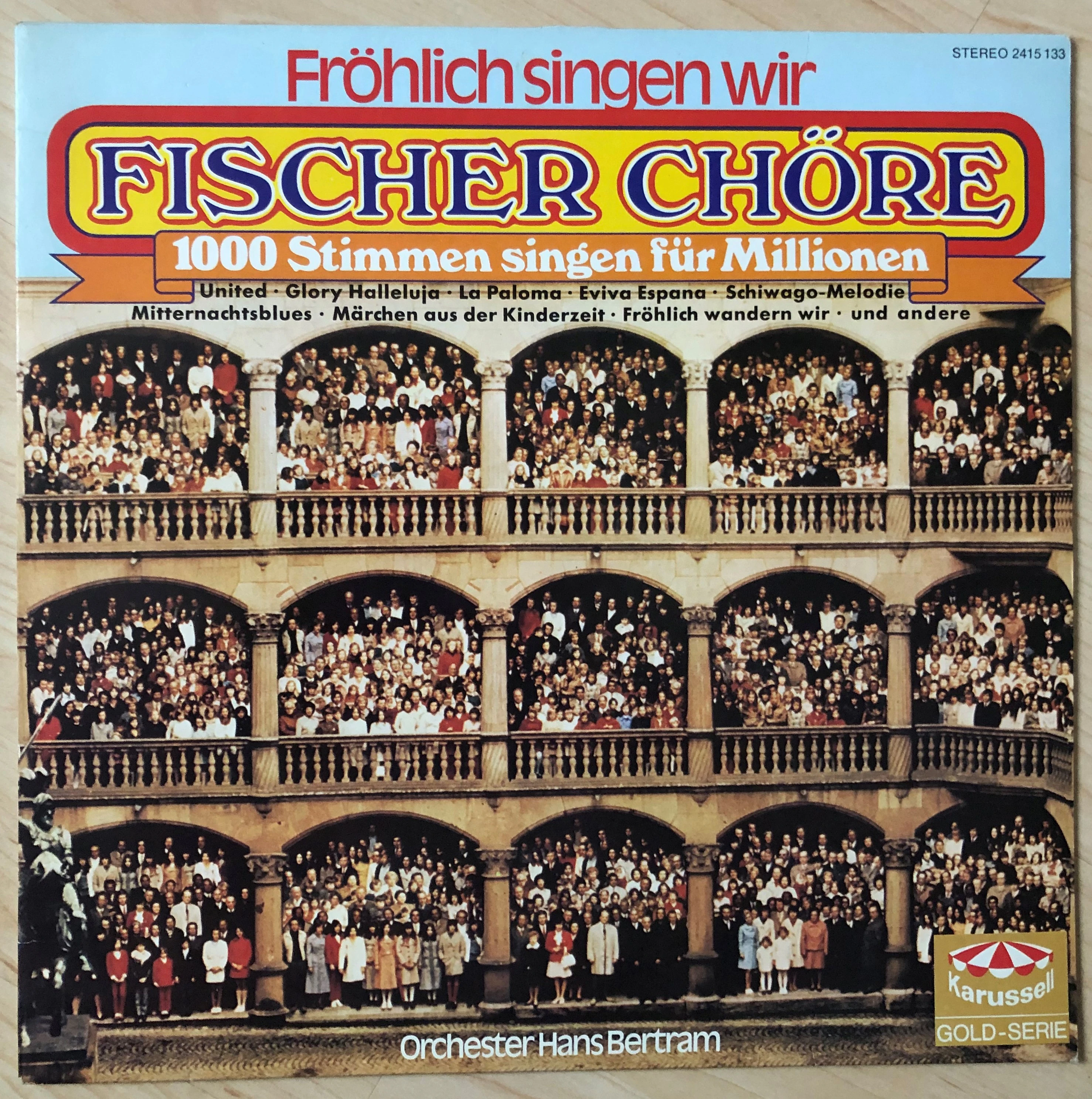 Fischer Chöre Fröhlich singen wir - Schallplatte