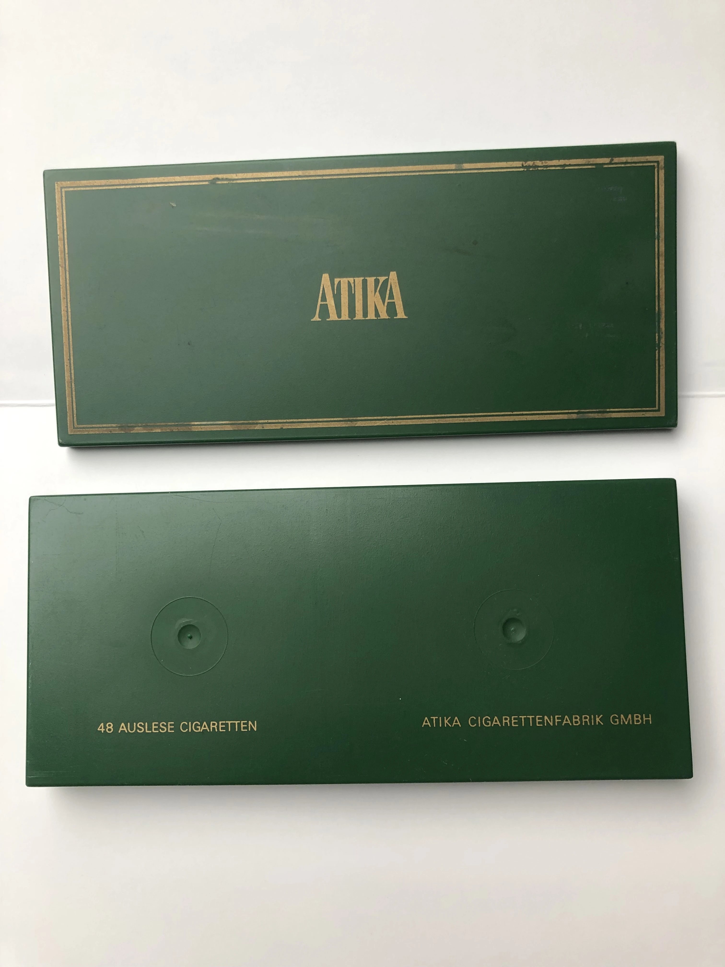 Kassette für Atika-Zigaretten 1970 