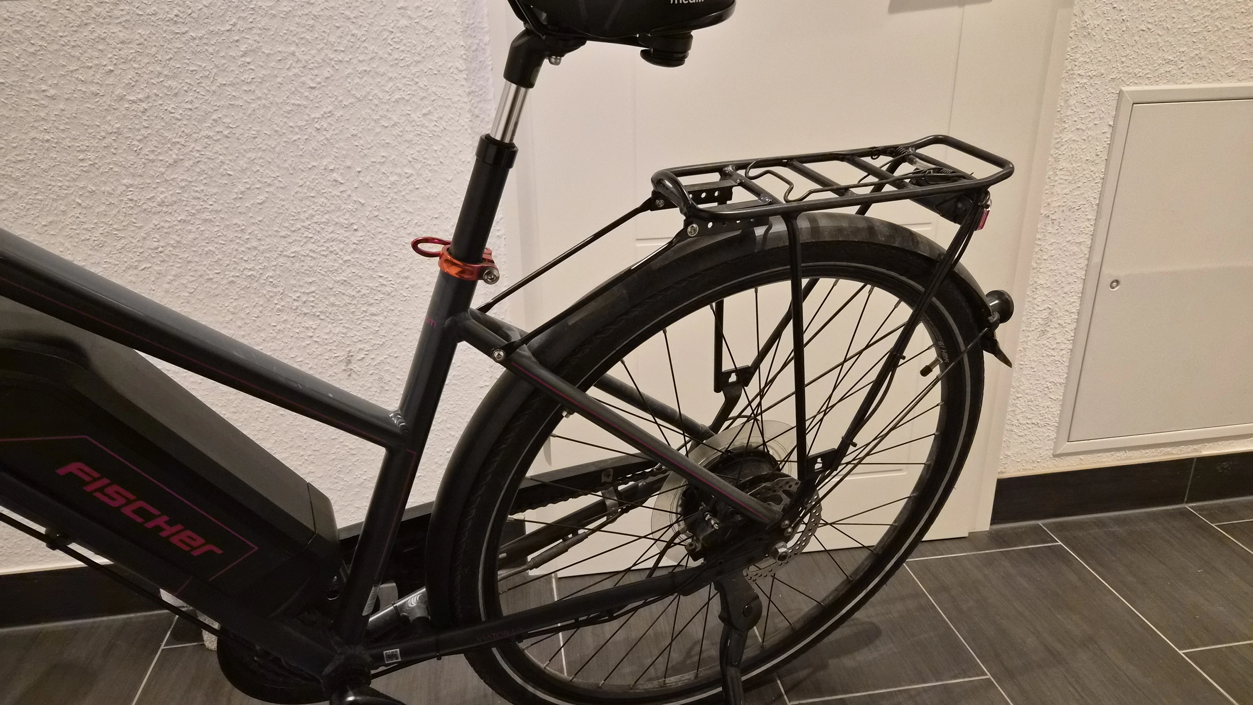 Rad von hinten