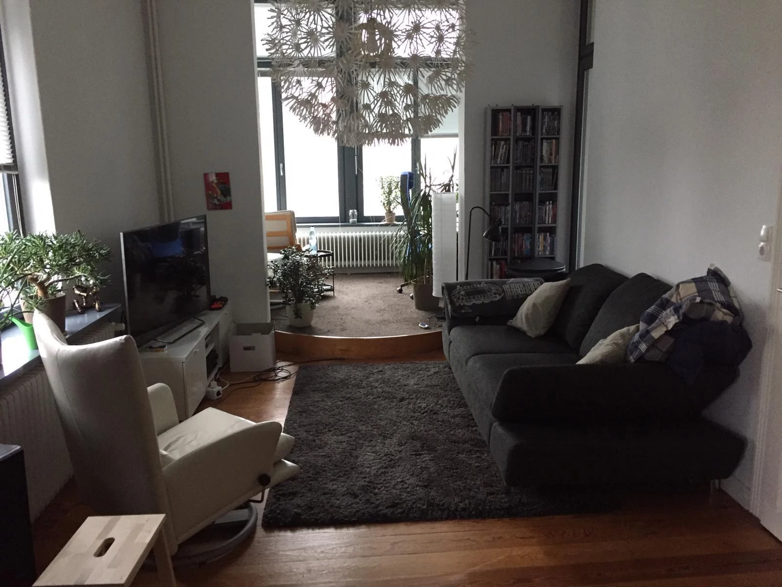 Wohnzimmer und Wintergarten