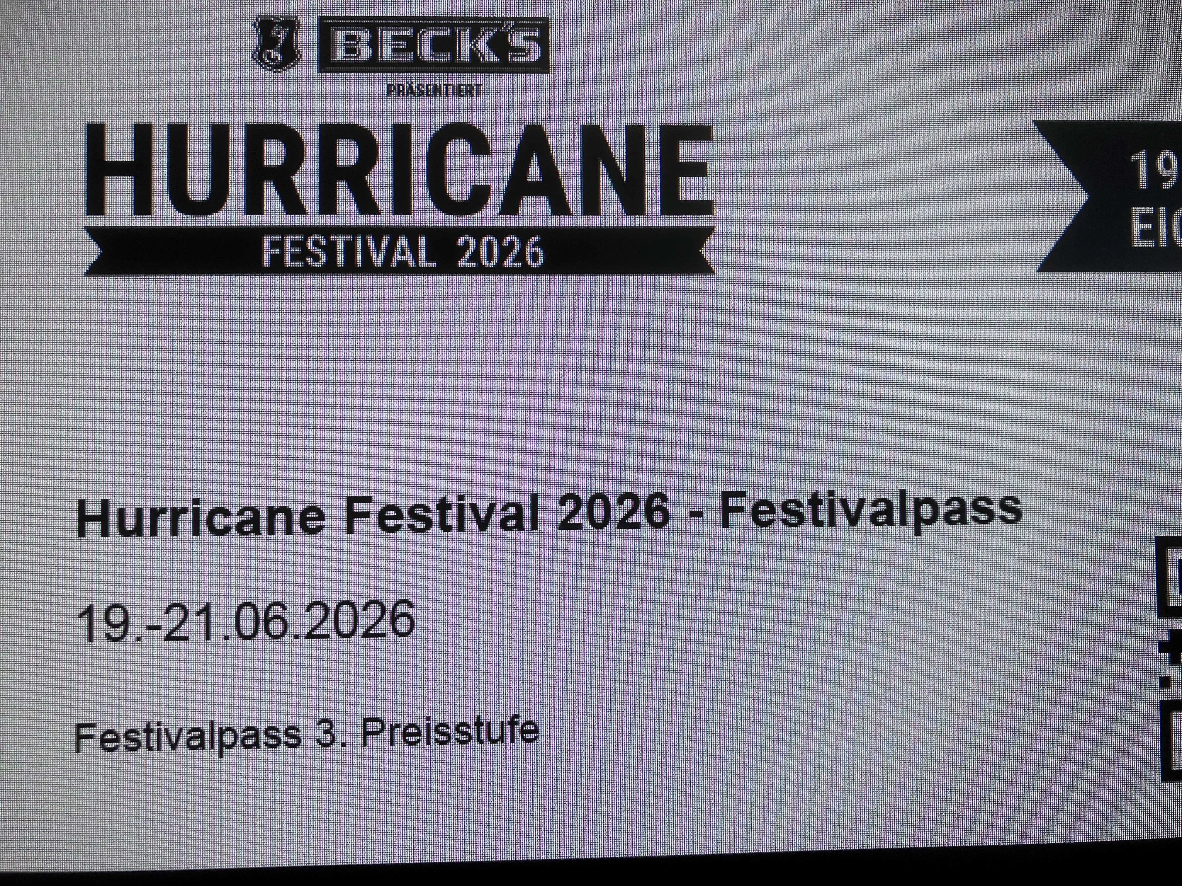 Ticket Hurricane 2026