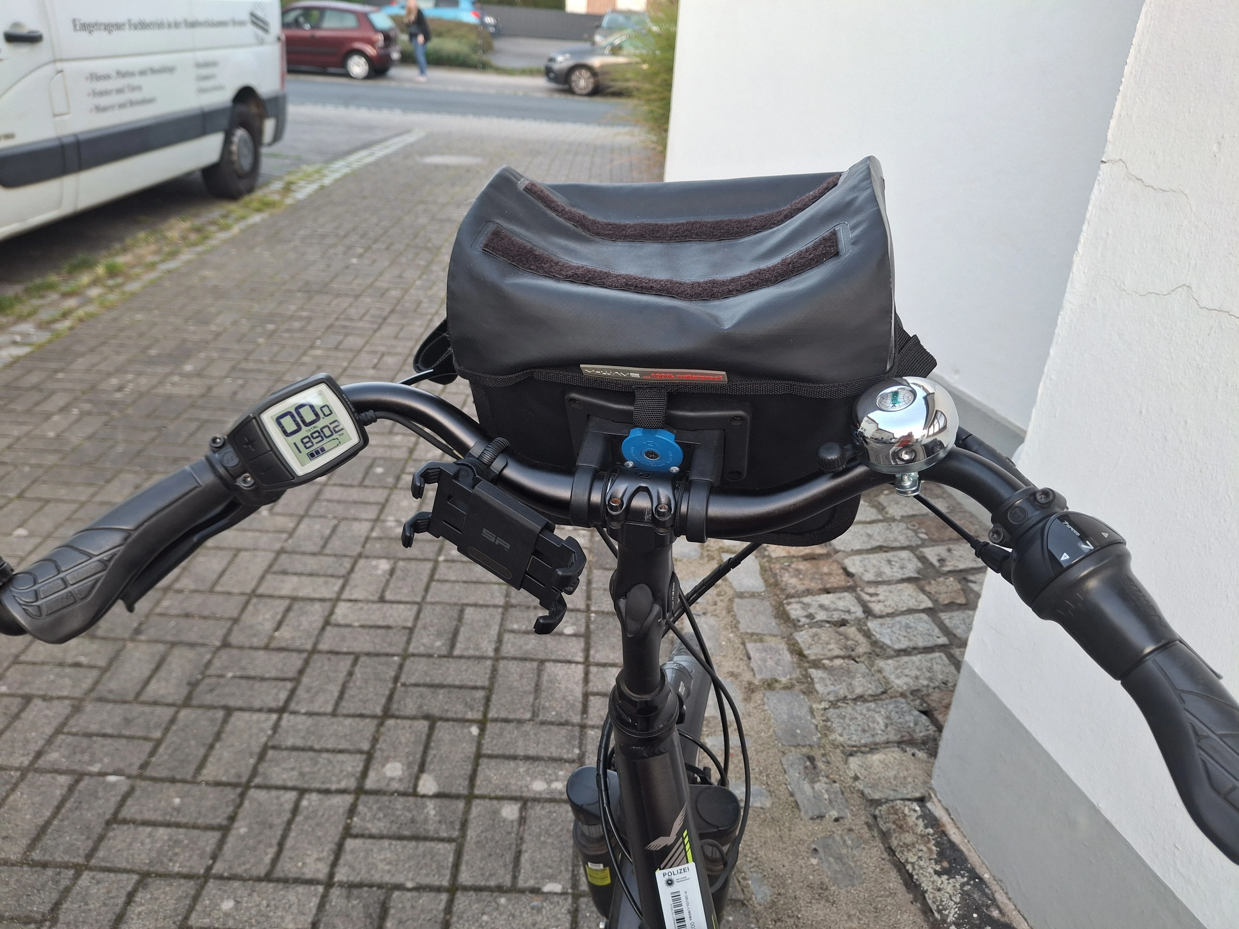 Lenkertasche -etwas defekt, aber immer nochsehr gut nutzbar