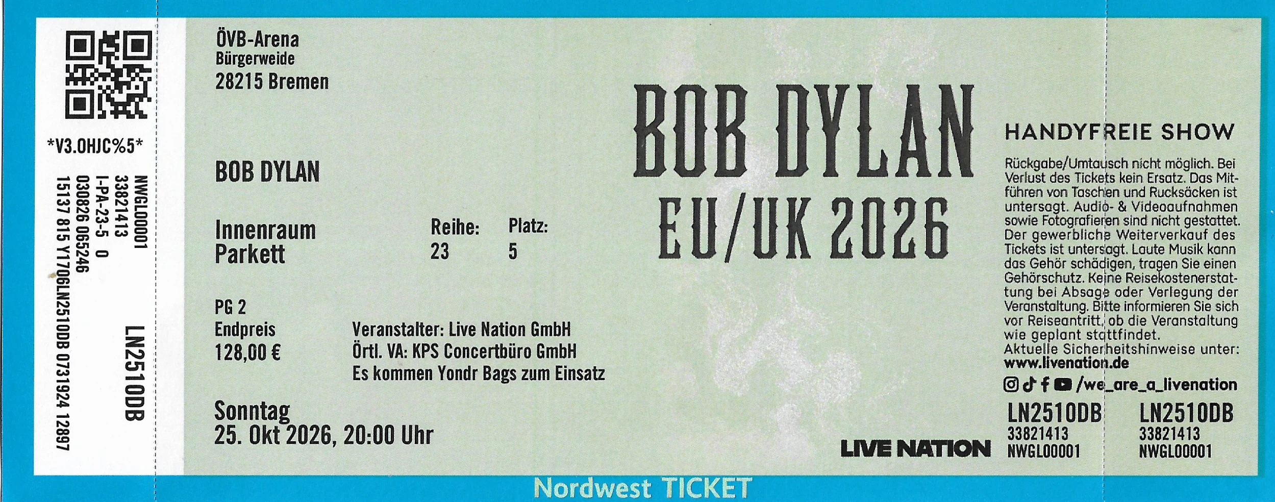 Konzert-Ticket