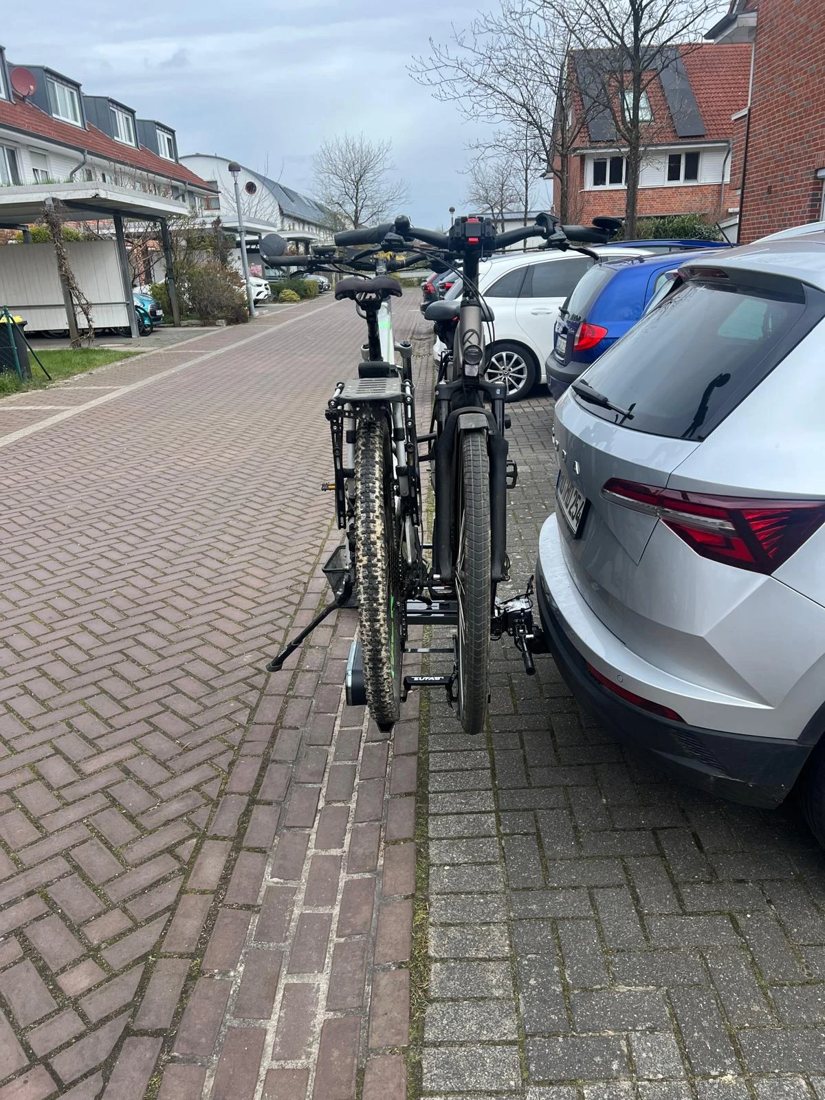 Fahrradträger Seitenansicht