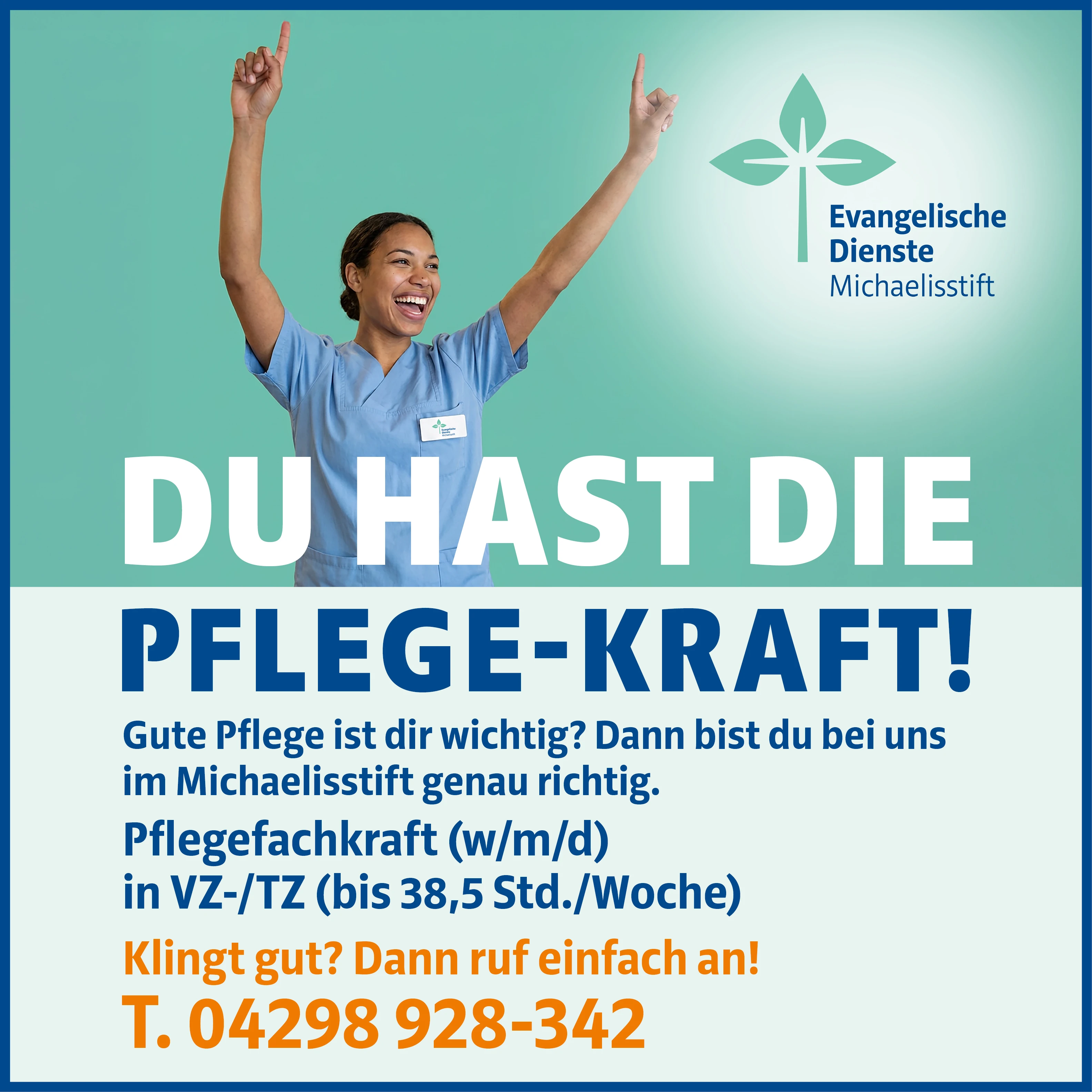 Anzeige Pflegefachkraft (w/m/d)