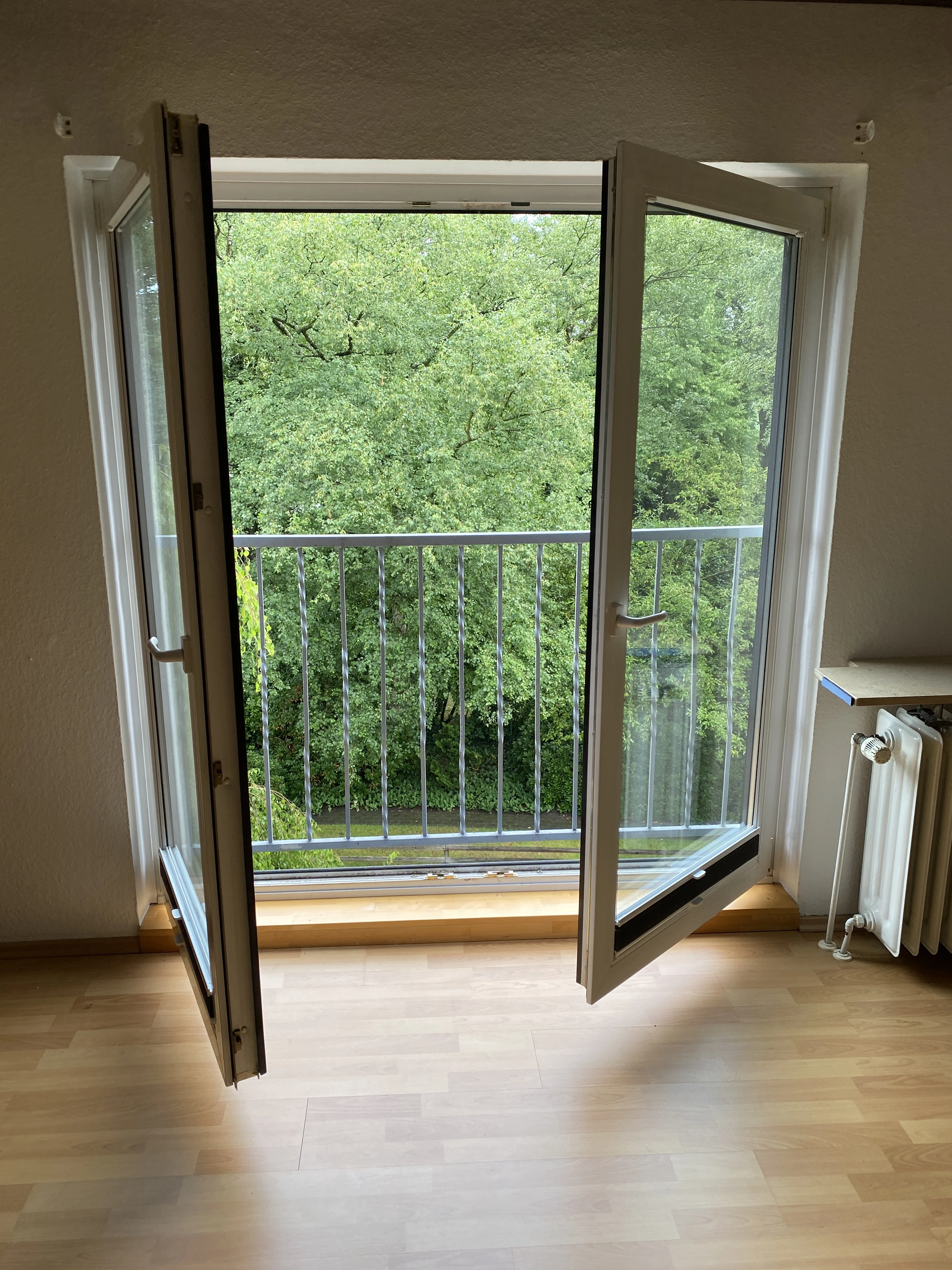 Wohnzimmer Blick nach draußen