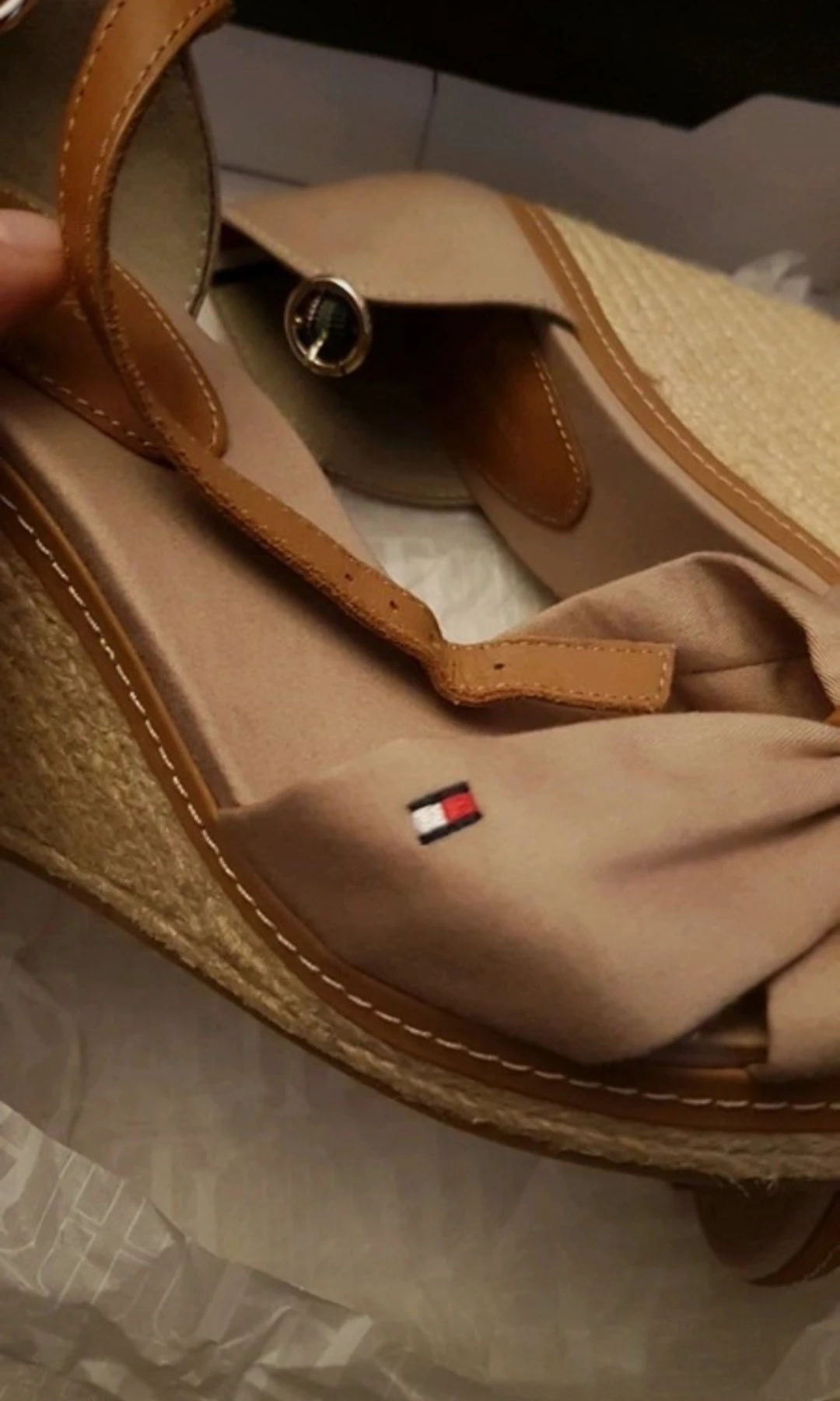 Neu Tommy Hilfiger Damen Wedge Espadrilles Keilabsatz Gr. 39