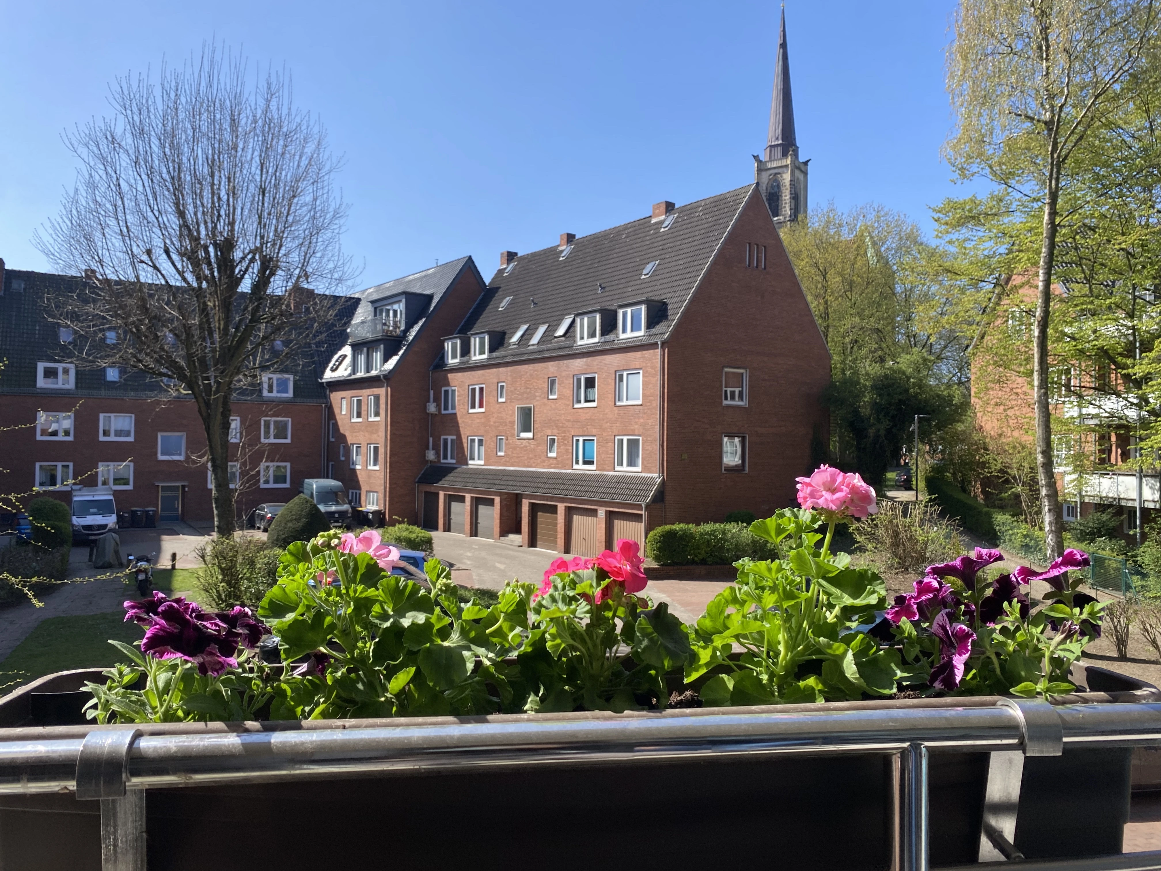 Ausblick vom Balkon