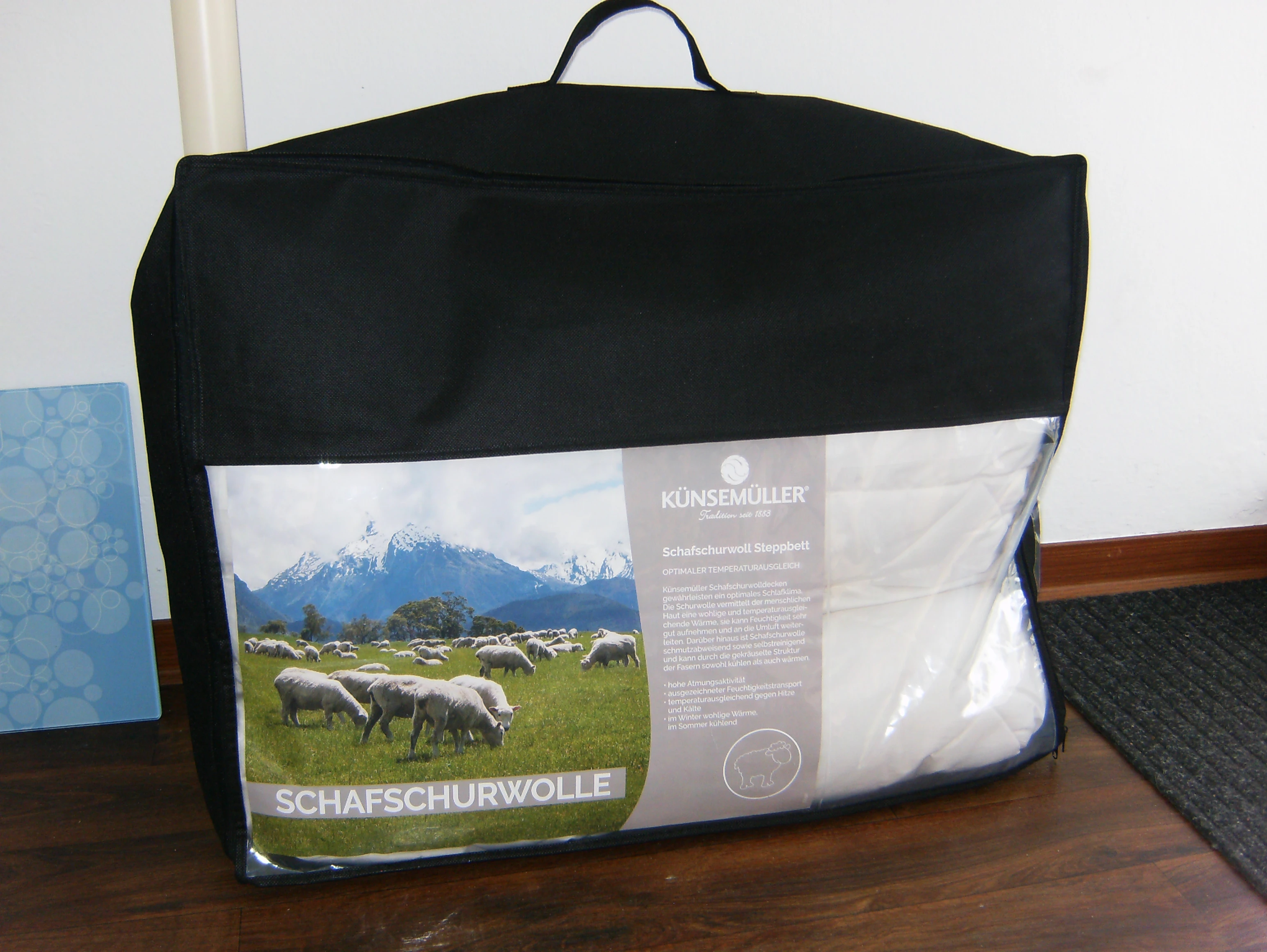 Verpackung mit Decke