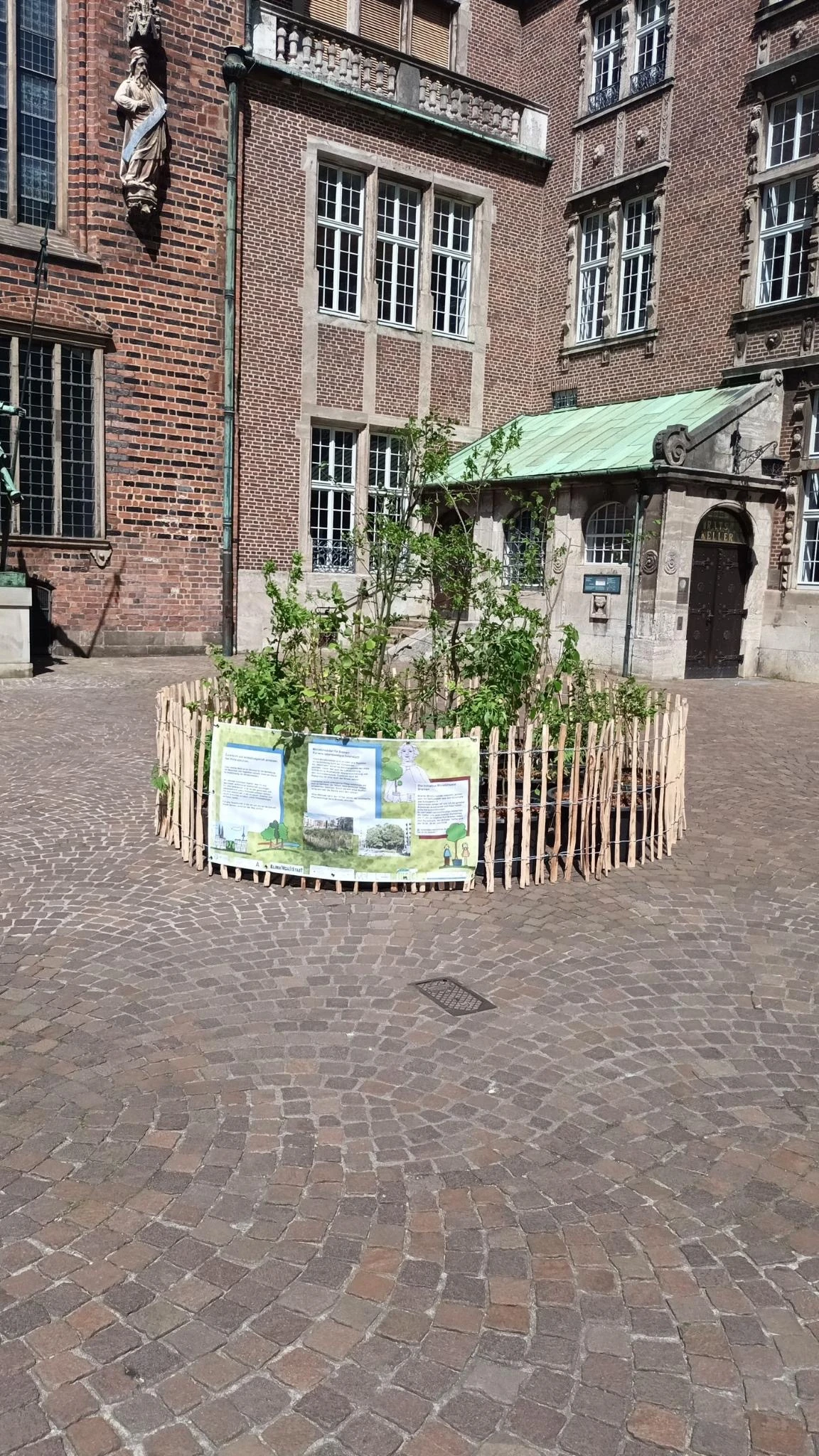Werbeaktion mobiler Wald 