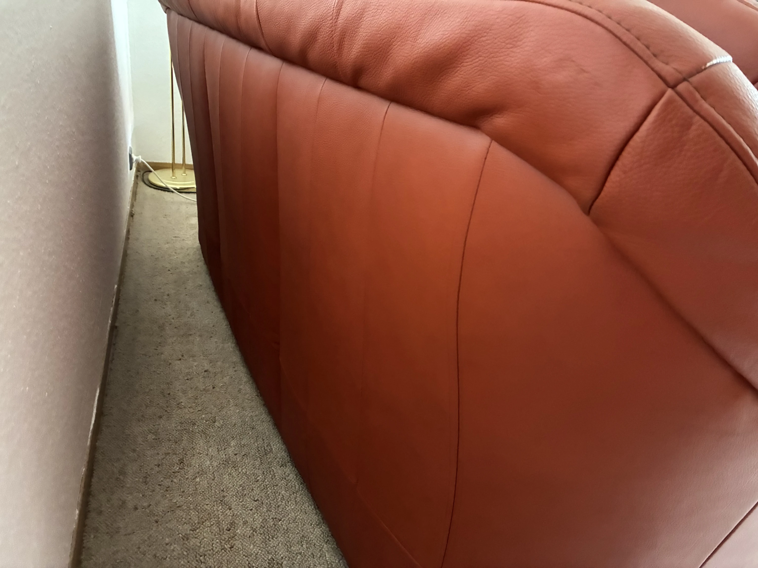 Rückenseite vom Sofa
