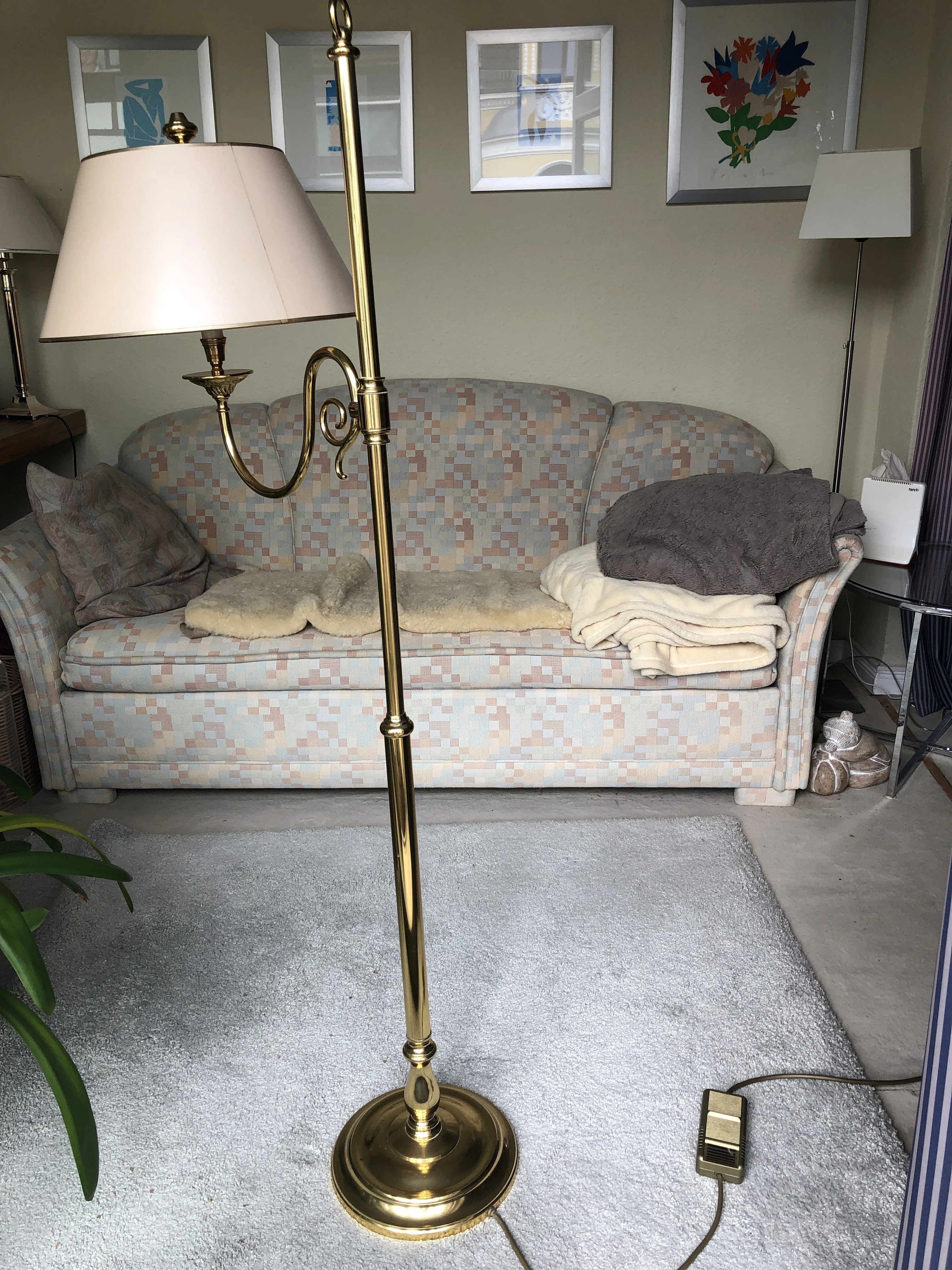 Messinglampe