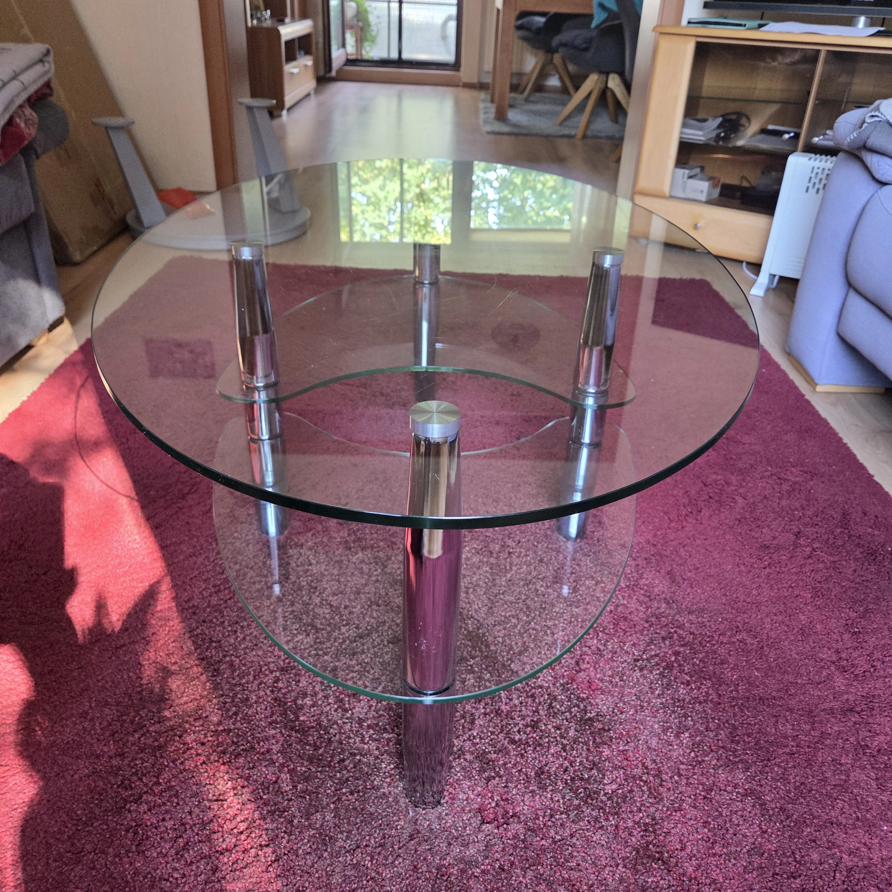 Glas Tisch 
