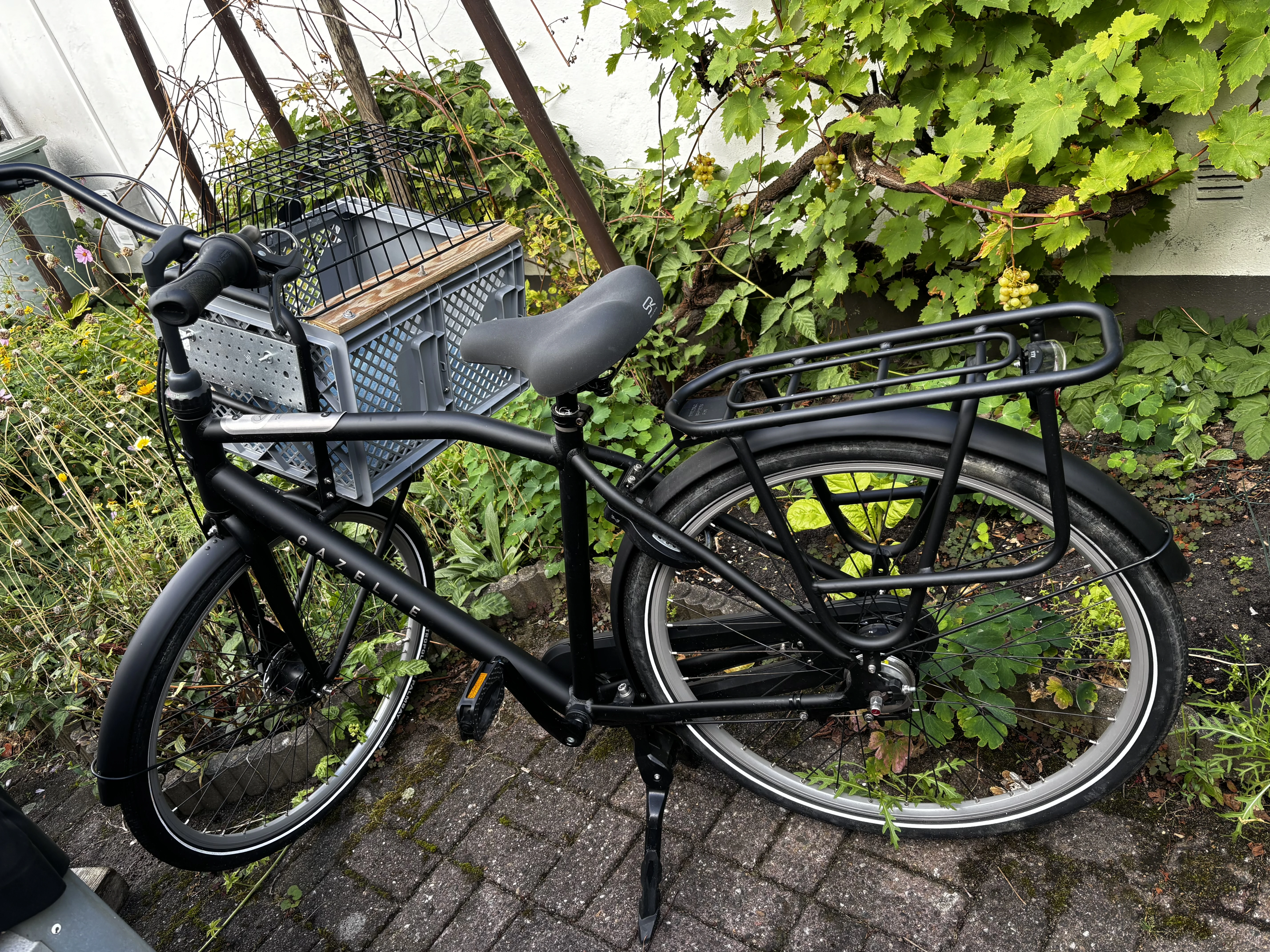 Fahrrad mit Transportbox 
