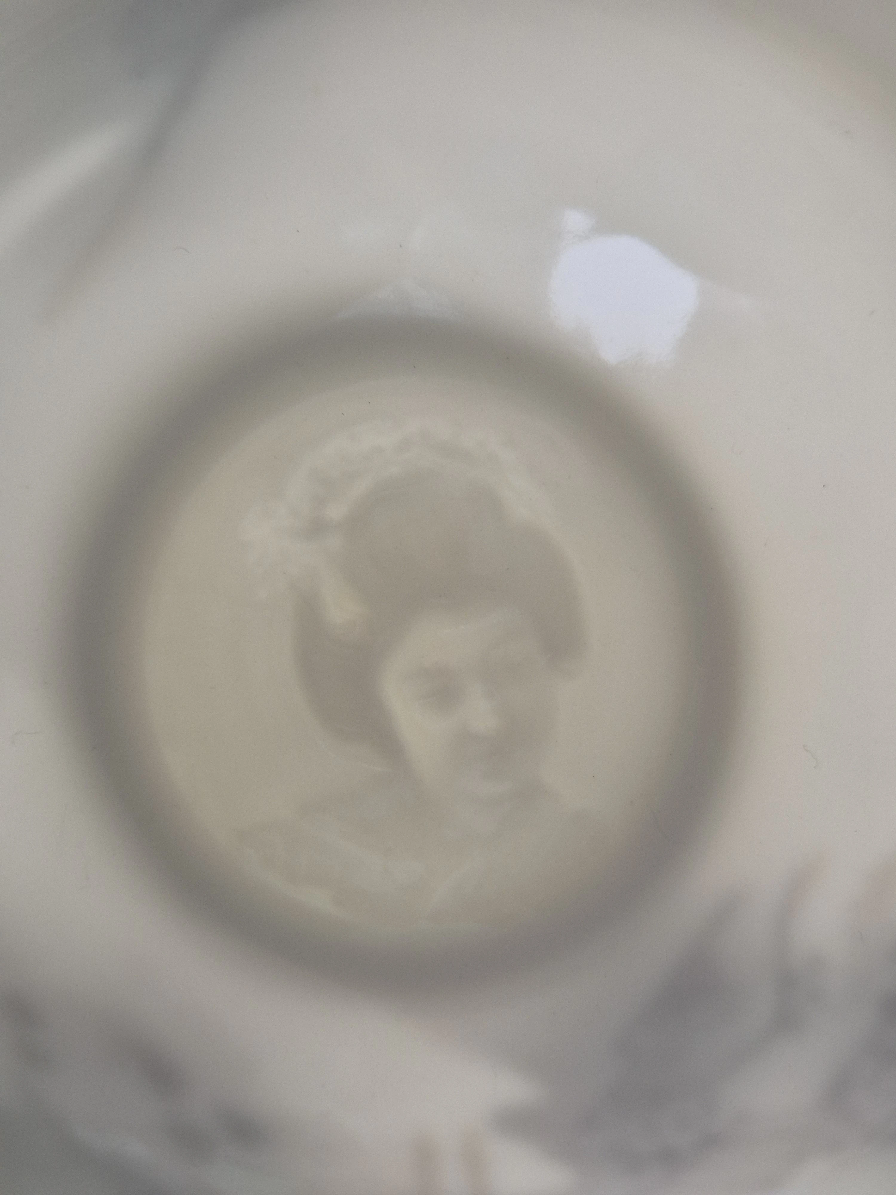 Lithophan Bild im Tassenboden
