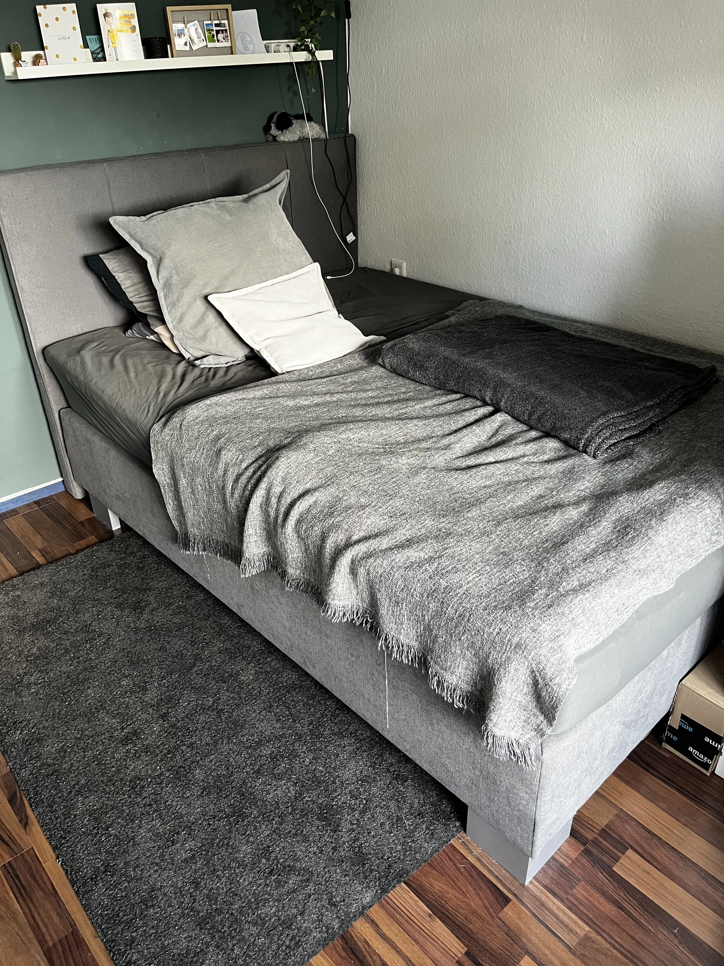 Das gesamte Bett