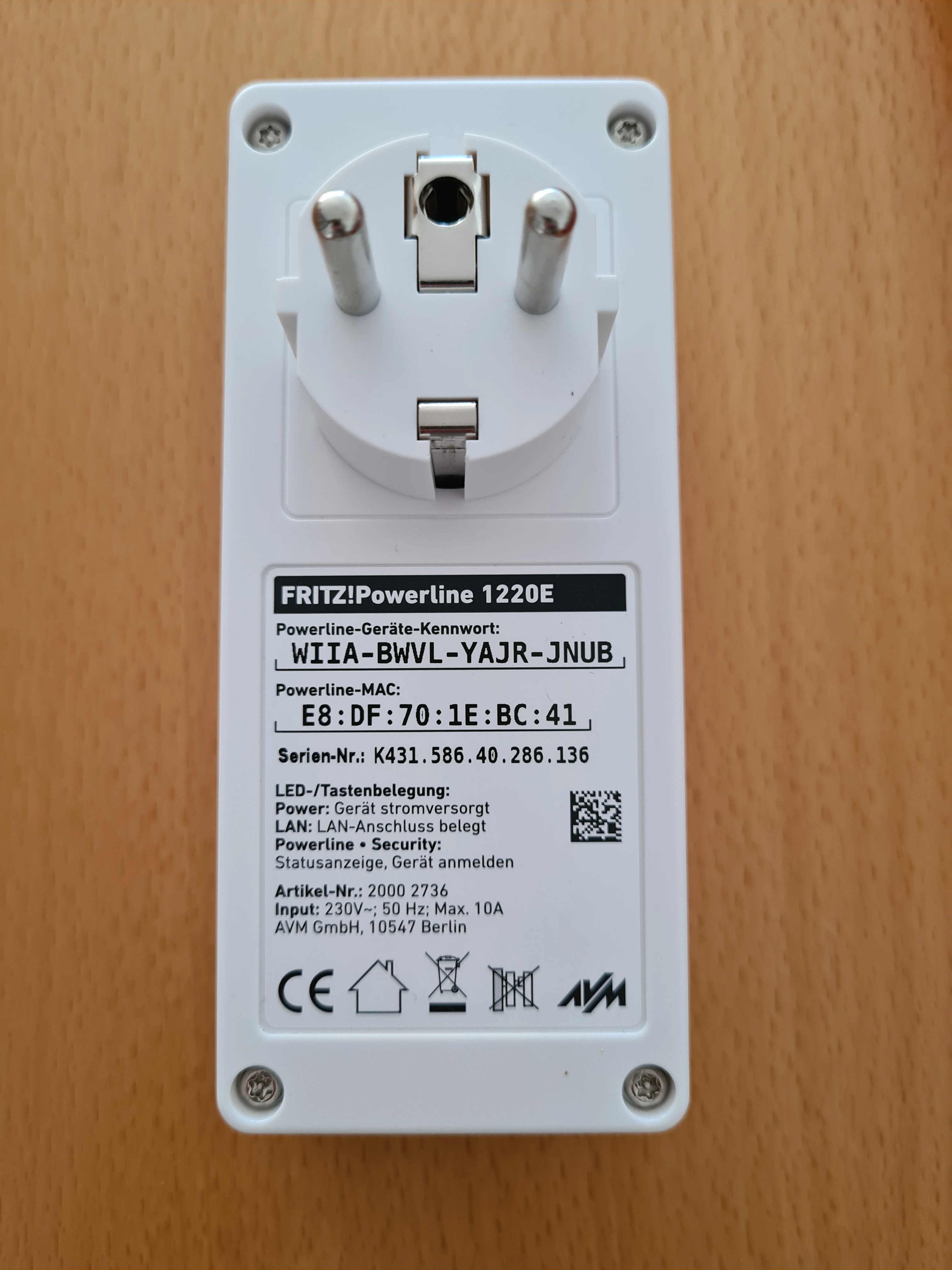 Adapter Rückseite