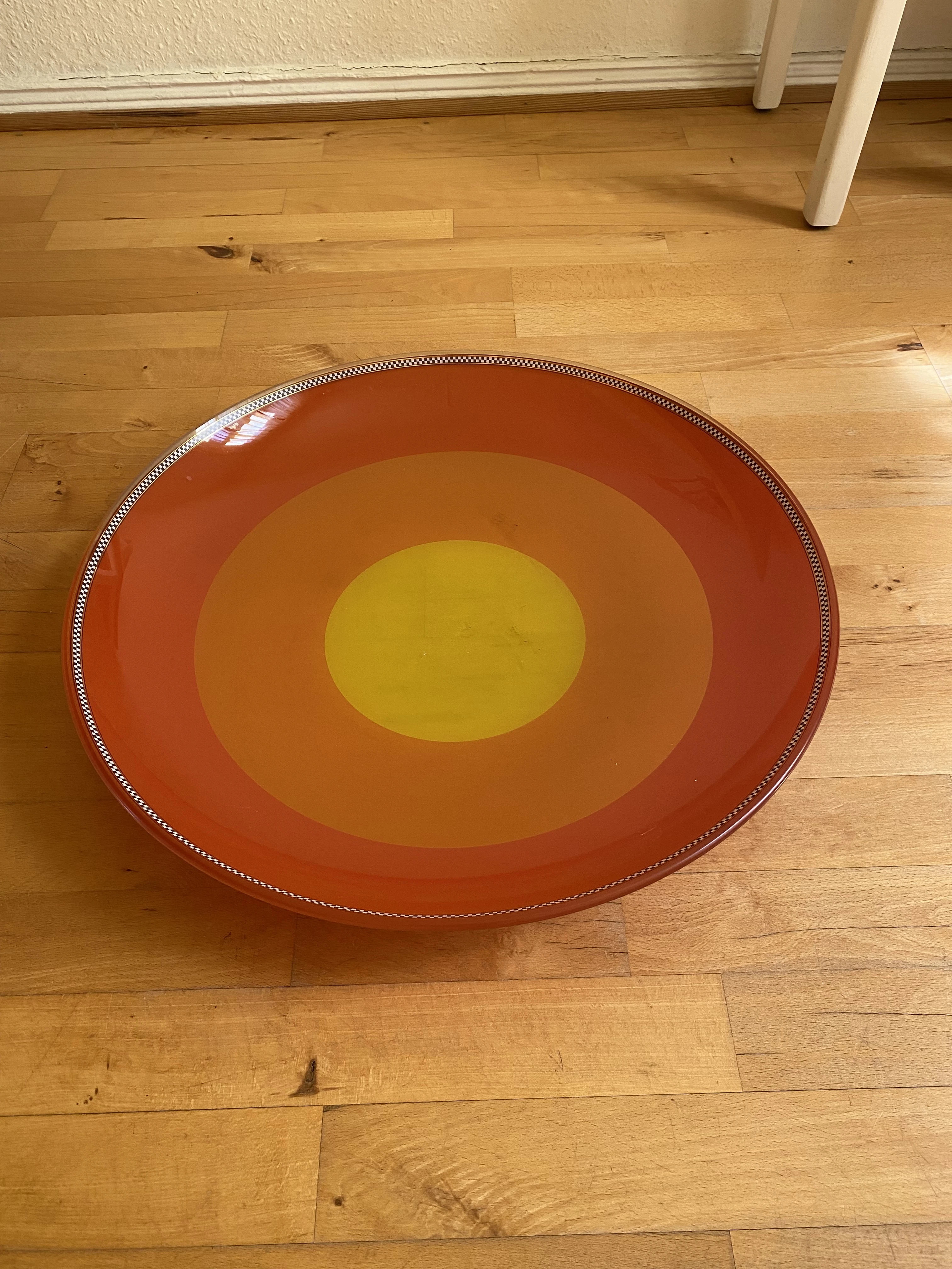 Orange Glasschale