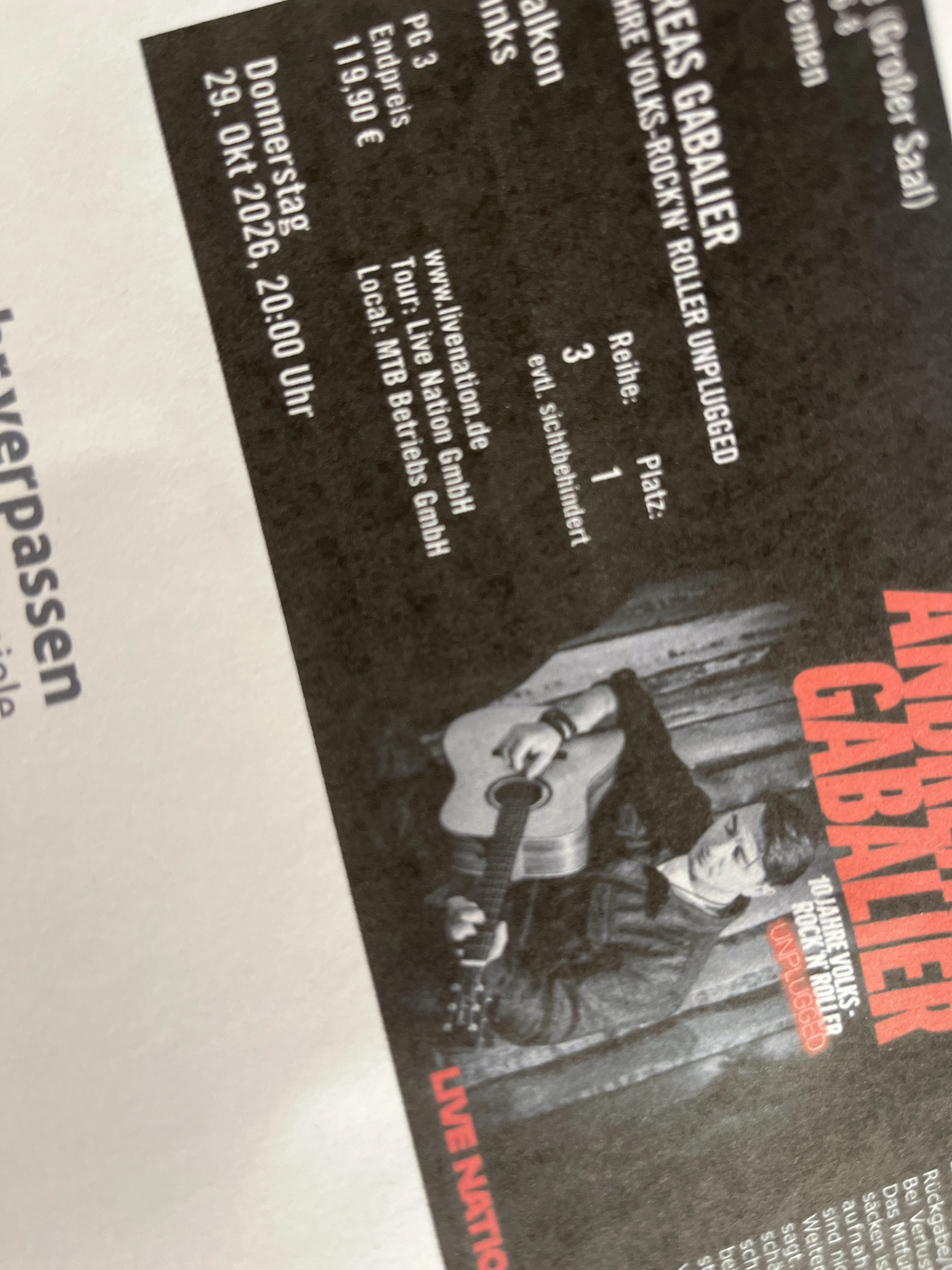 Konzerttickets
