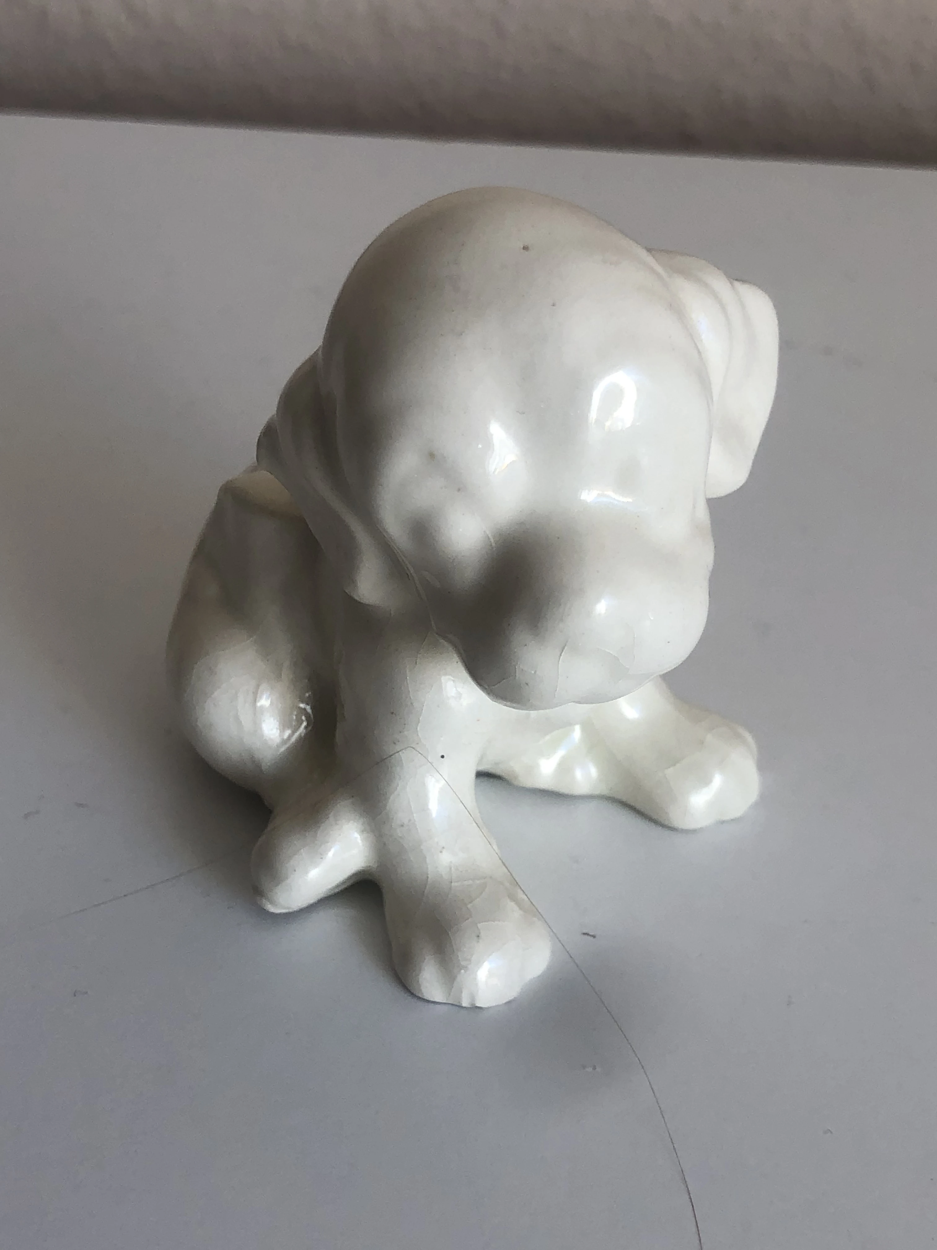 Hochwertige Porzellan Figuren Katze u. Hund 
