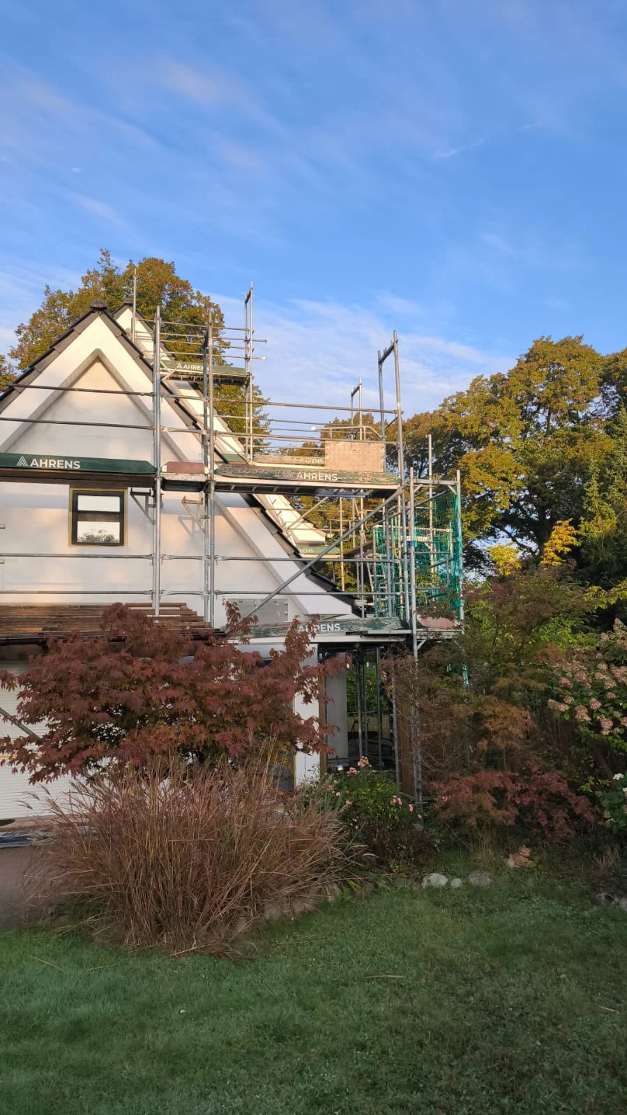 Rückseite des Hauses