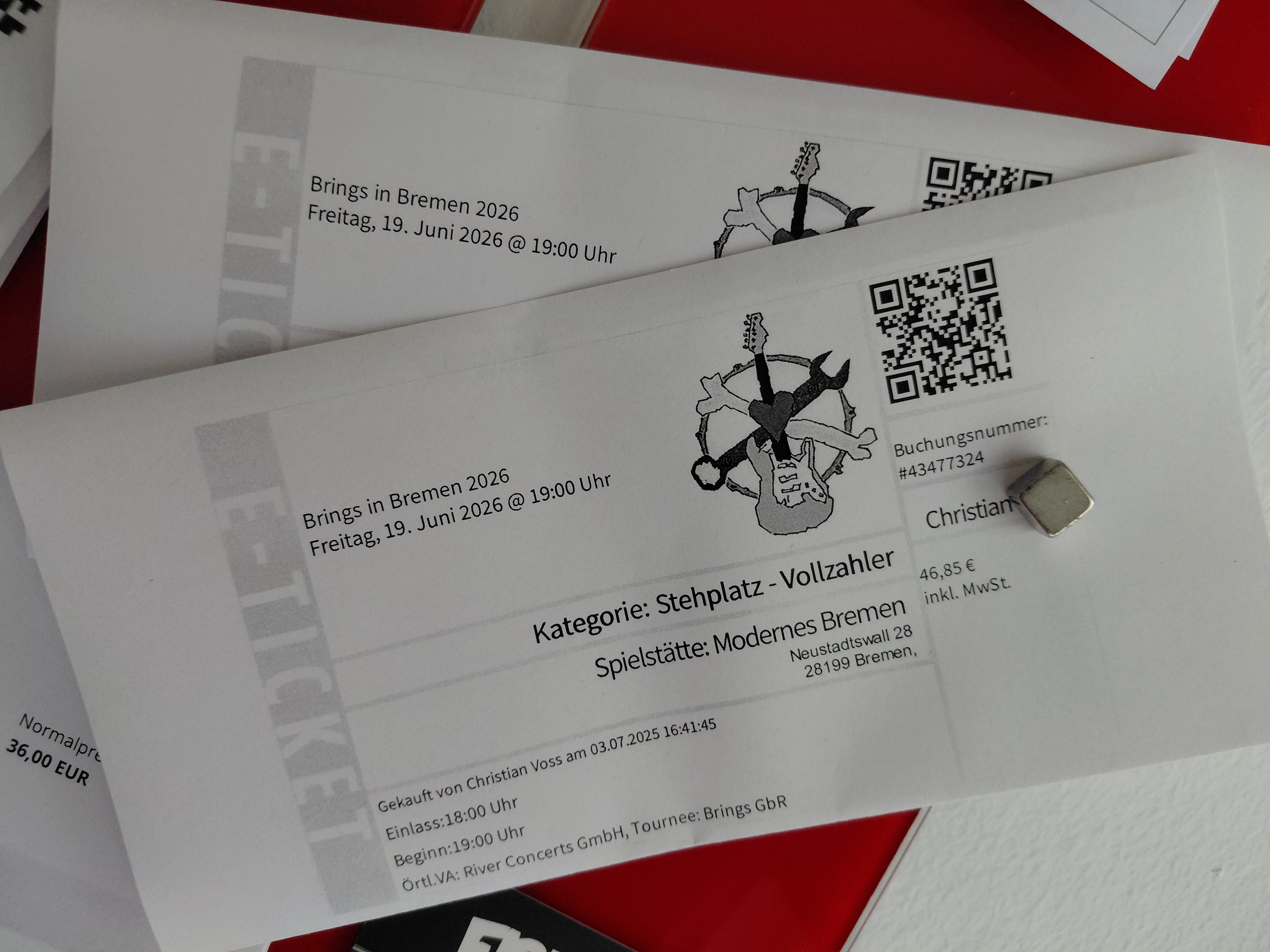 die Tickets
