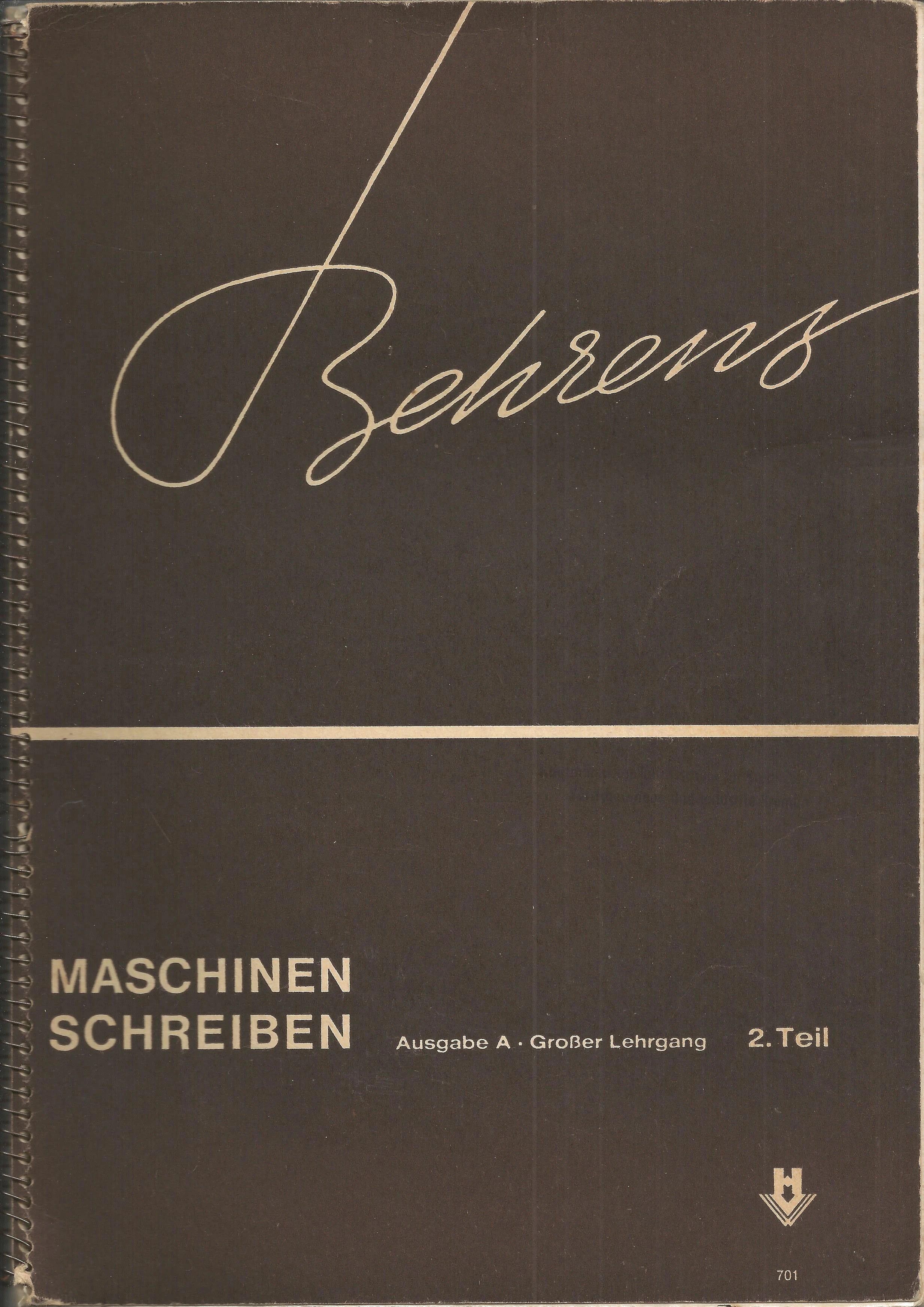 Schulbücher Deutsch- und Maschinenschreiben 1970
