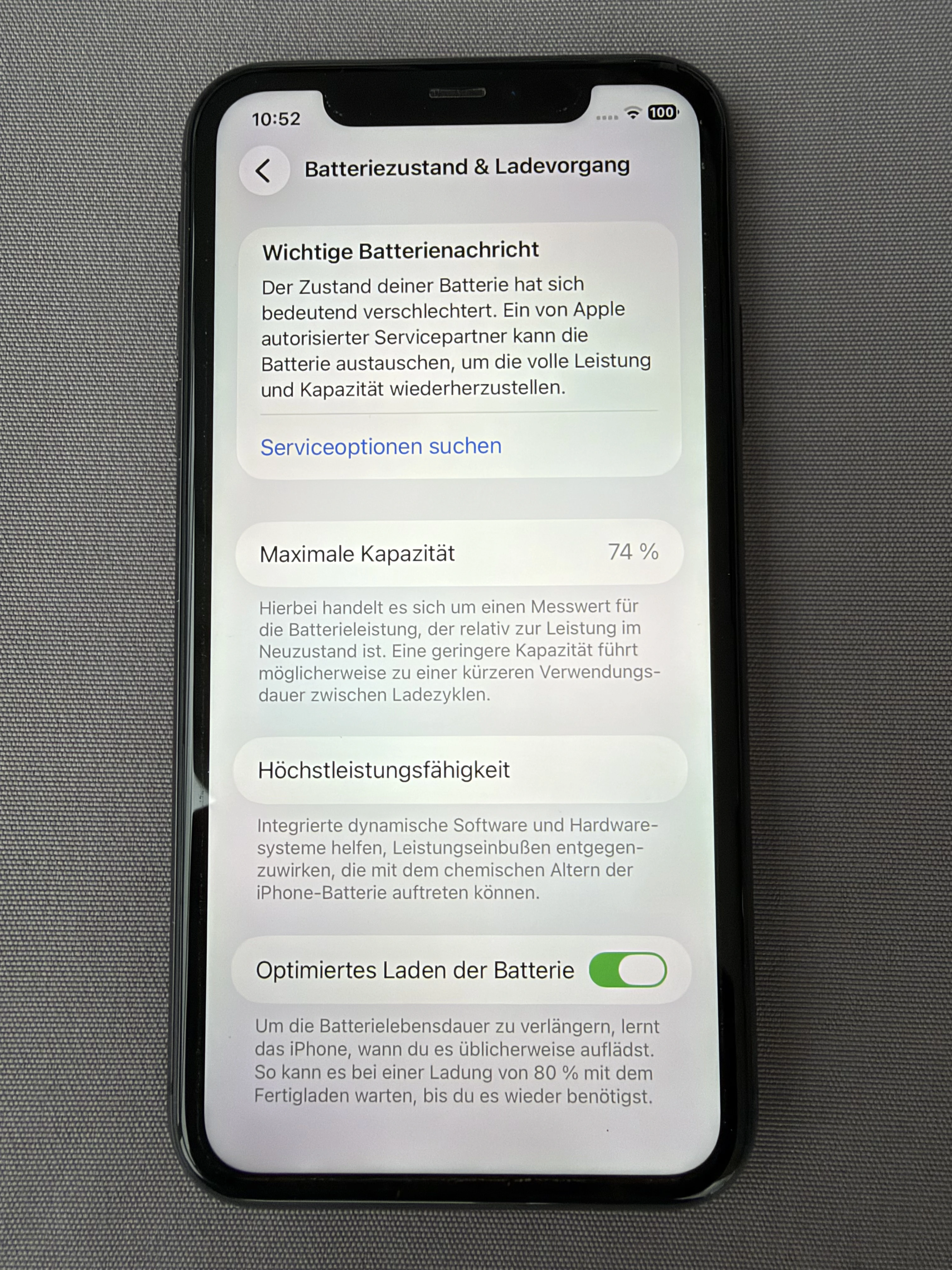 Batteriekapazität 