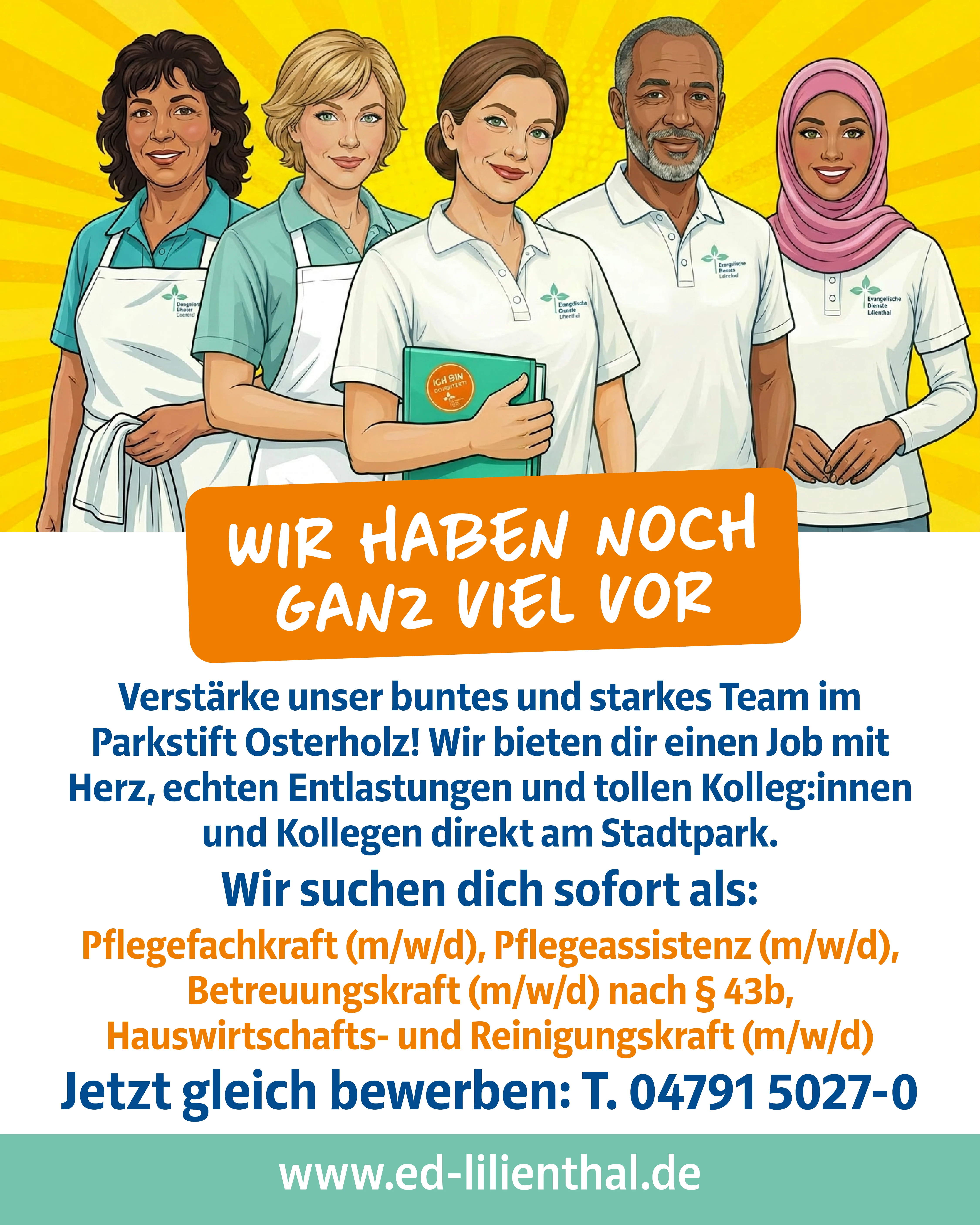 Werde Teil unsers Teams im Parkstift Osterholz!