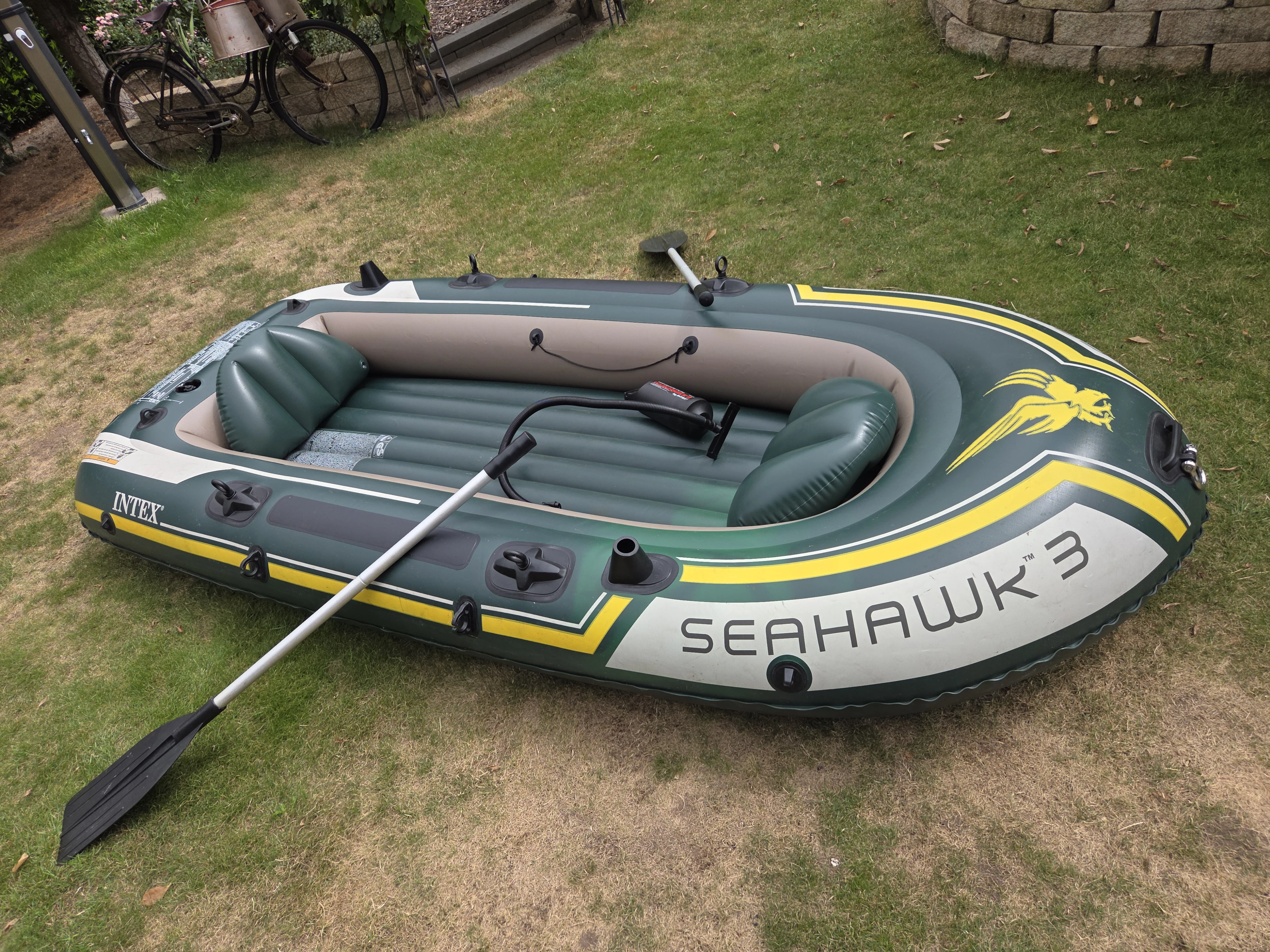 Schlauchboot für 3 Personen 