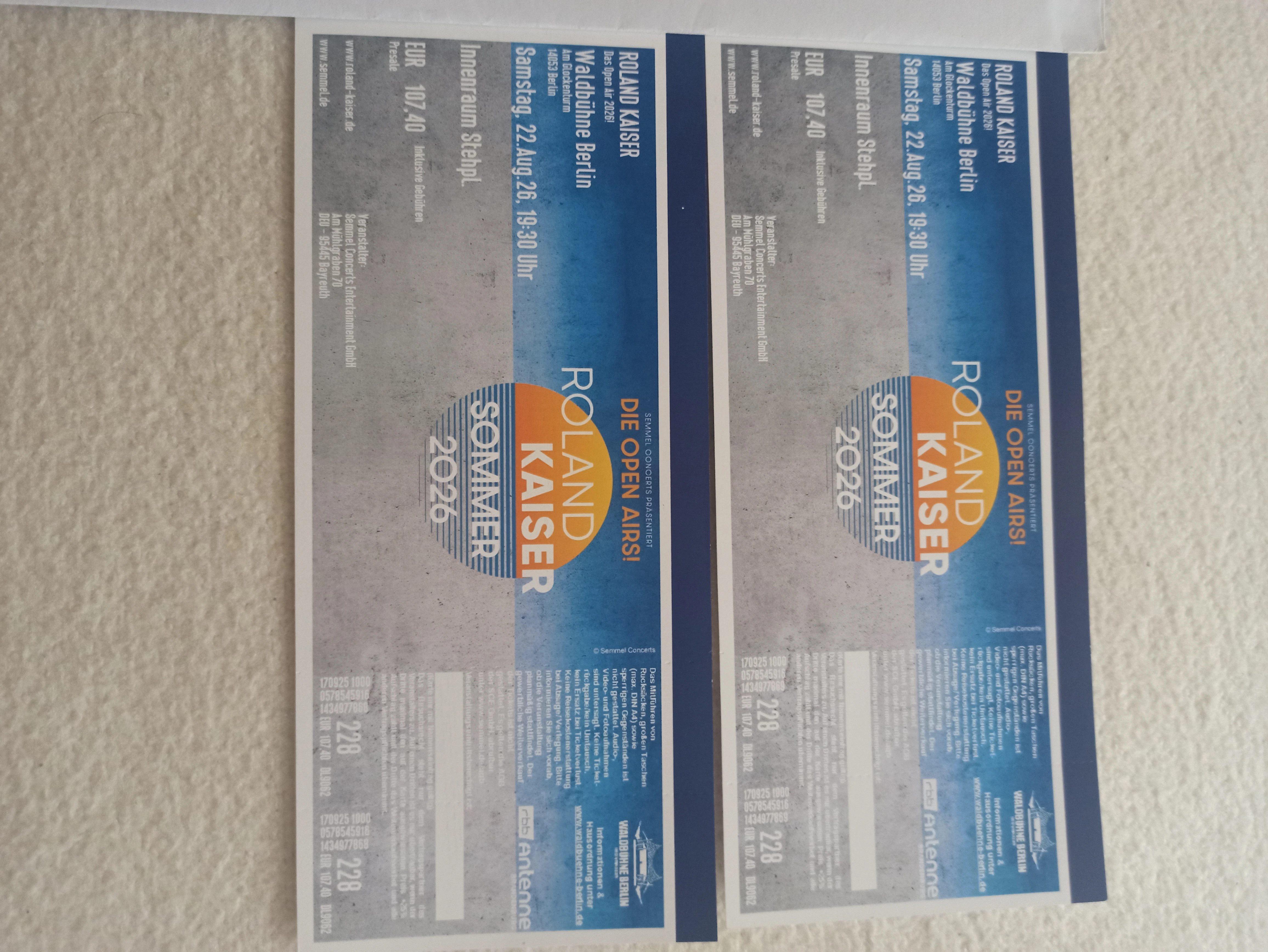 Tickets