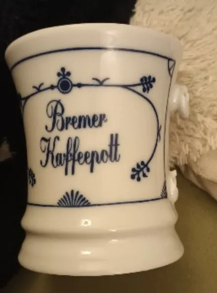 Bremer Kaffeepott Becher, ~ 400ml