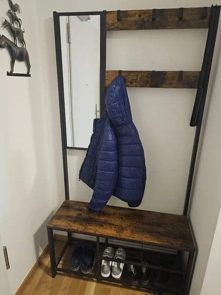 Garderobe selbststehend mit Spiegel