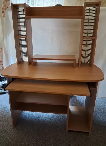 Computertisch, Schreibtisch Buche 