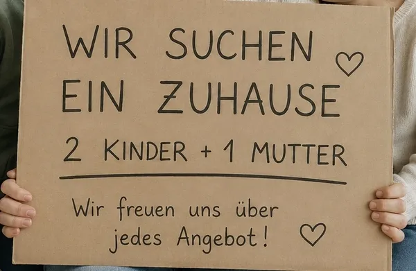 Suchen Wohnung Mutter + 2 Kinder 