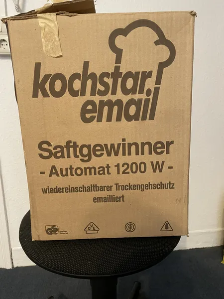 Dampfentsafter für Obstsäfte