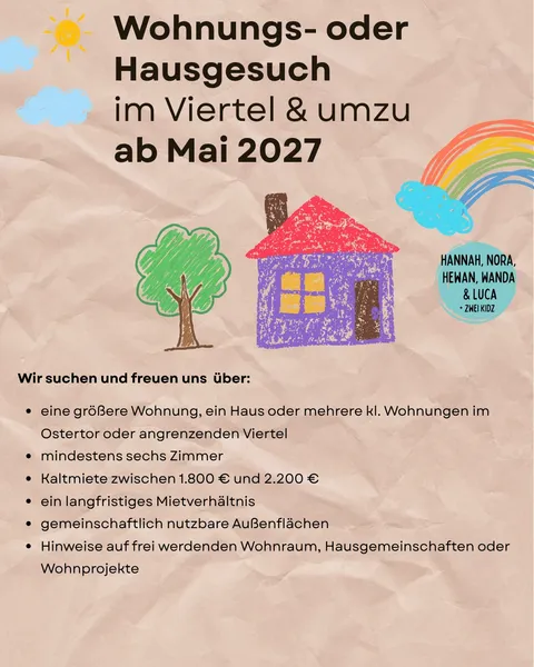 Beschreibugn des Textes vor KInderzeichnungen