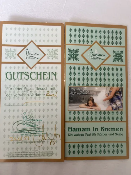 Hamam Bremen Gutschein Variante 2