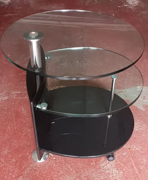 Glasplatte höhenverstellbar