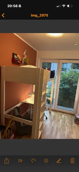Hochbett seitlich