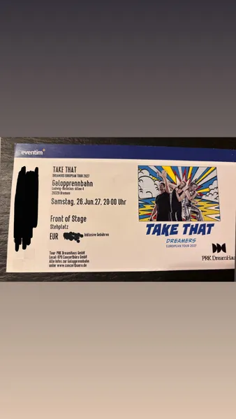 Take That, Bremen, Front of Stage