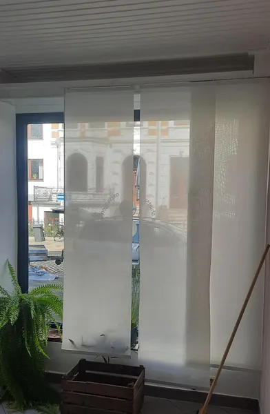 Vorhänge verschiebbar