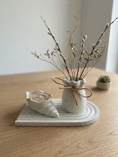 Wunderschönes, handgefertigtes Deko-Set für ein gemütliches Zuhause