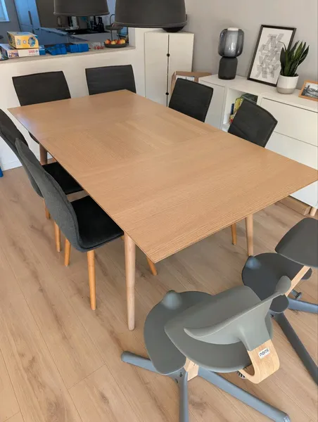Tisch ausgezogen