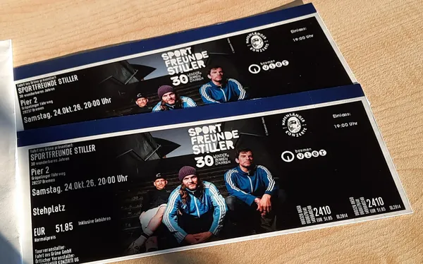 Sportfreunde Stiller - 2 Tickets