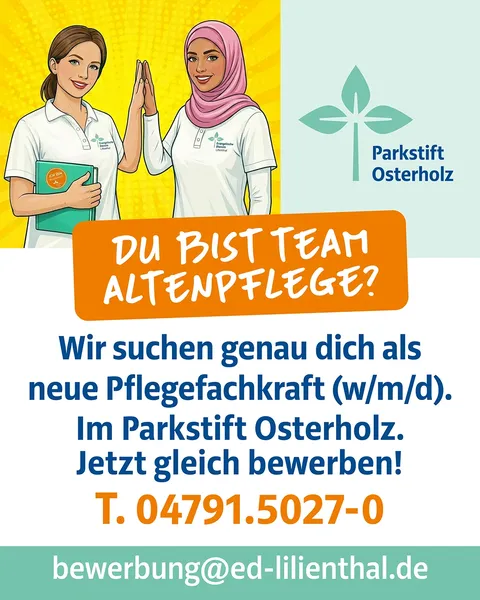 Anzeige Pflegefachkraft (w/m/d)